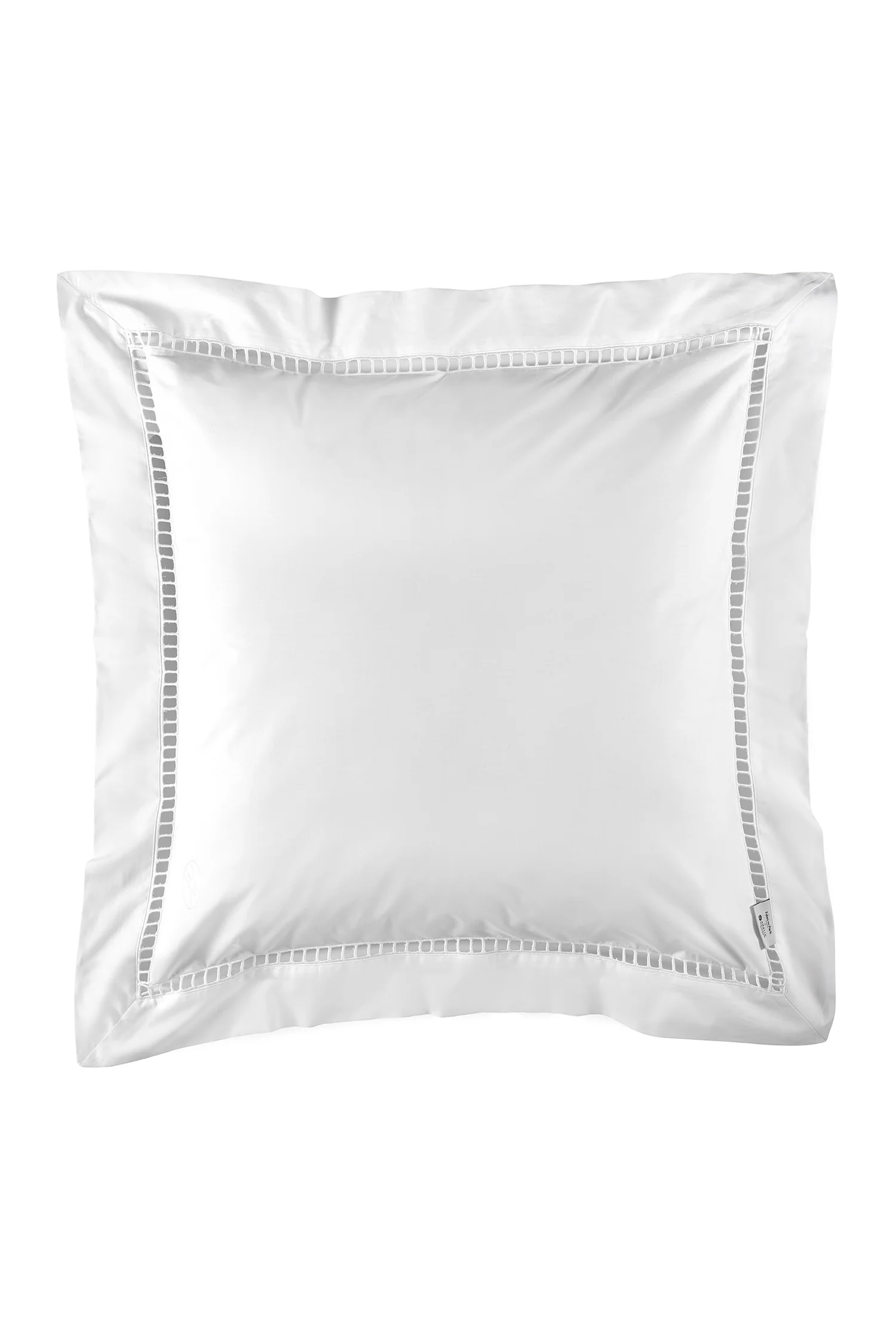 2 taies d'oreiller carrés blancs - Dentelle et Crampon - Image 2