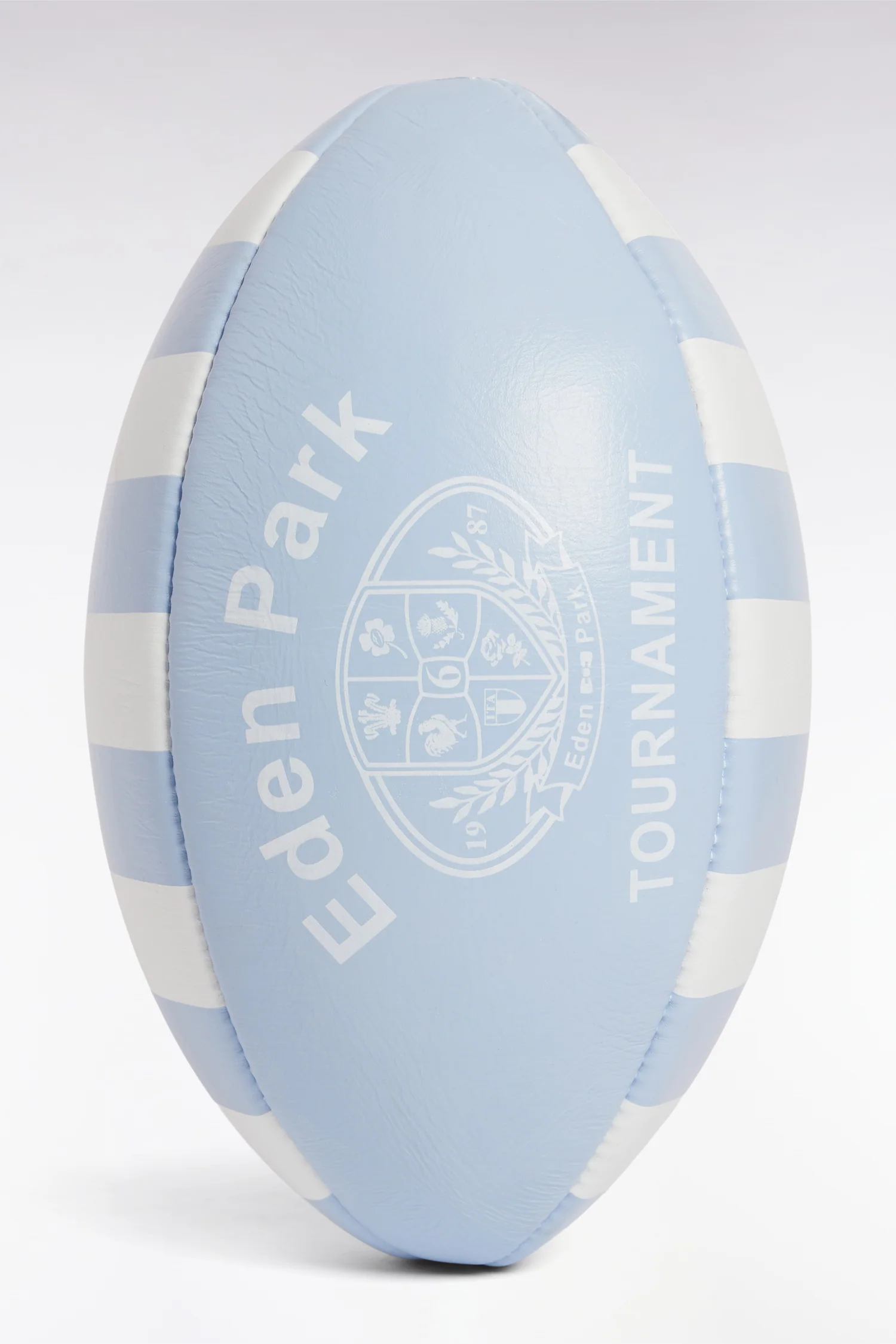 Ballon de rugby 6 Nations ciel et blanc