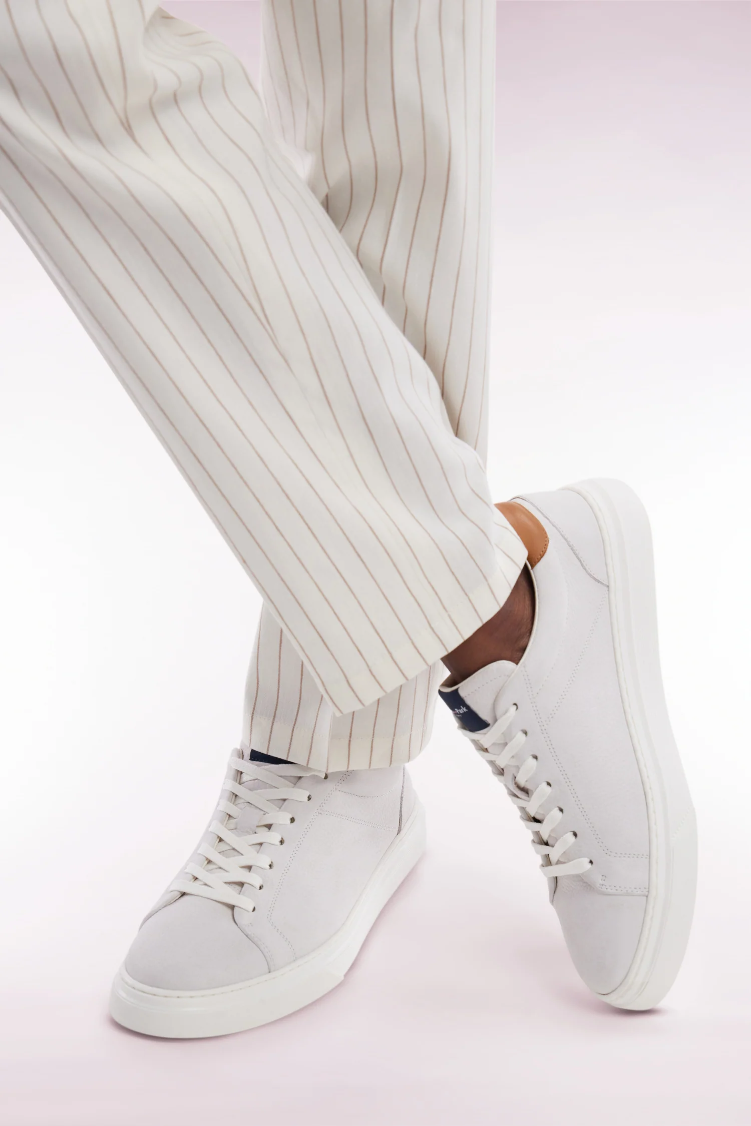 Baskets basses en cuir blanc - Image 2