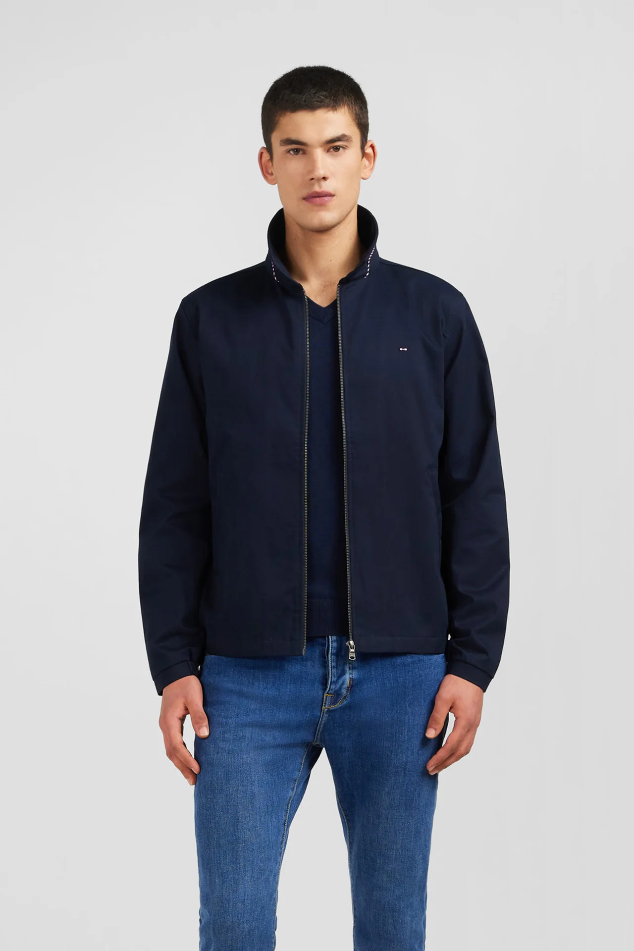 Blouson bleu foncé rembourré