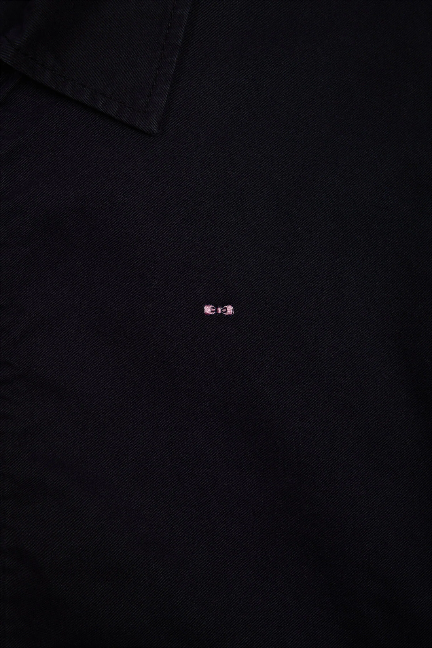 Blouson zippé en gabardine de coton stretch marine - Image 6