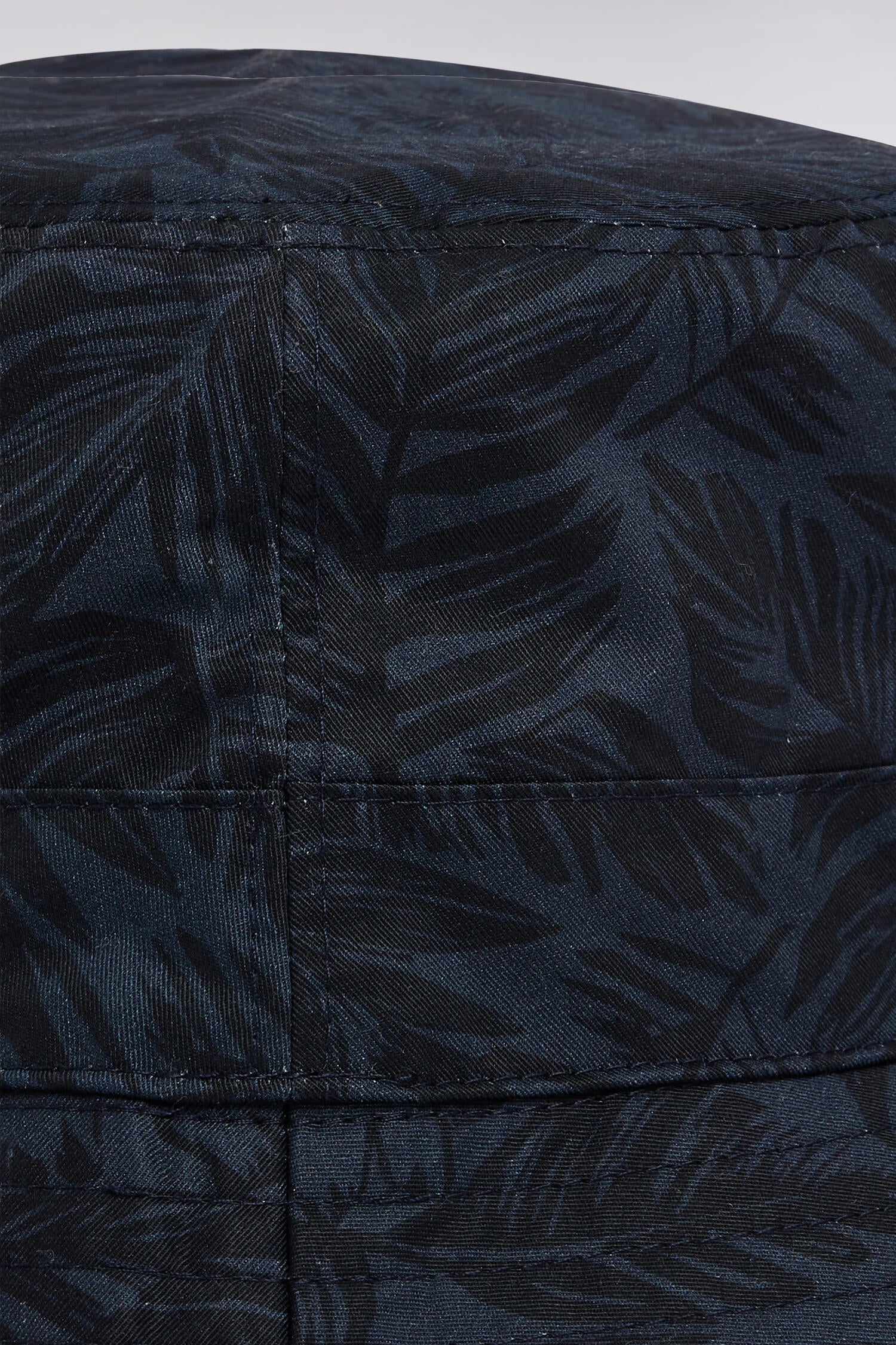 Bob réversible en twill de coton imprimé marine - Image 2