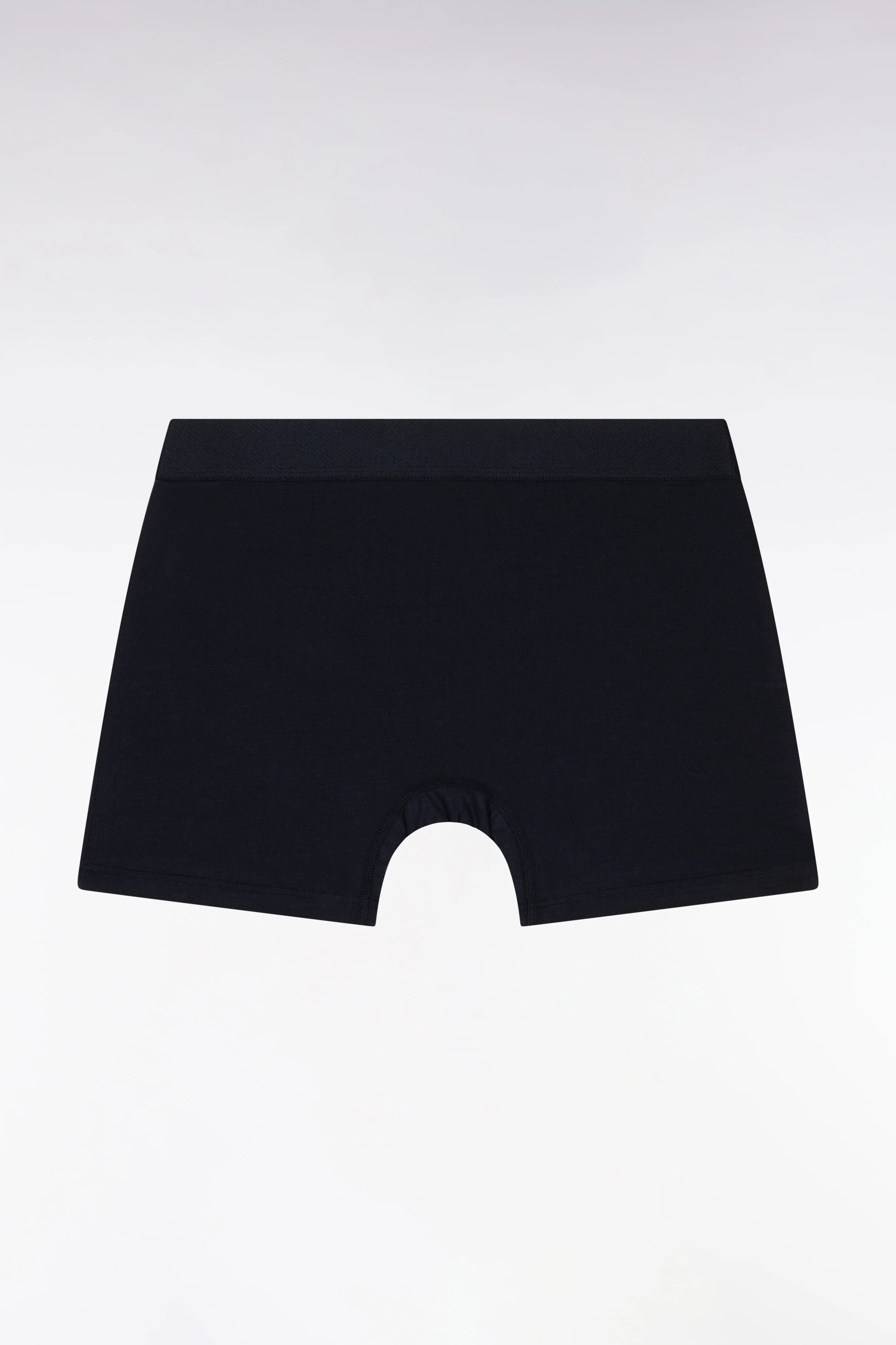 Boxer coupé-cousu en jersey de coton stretch rose et bleu - Image 2