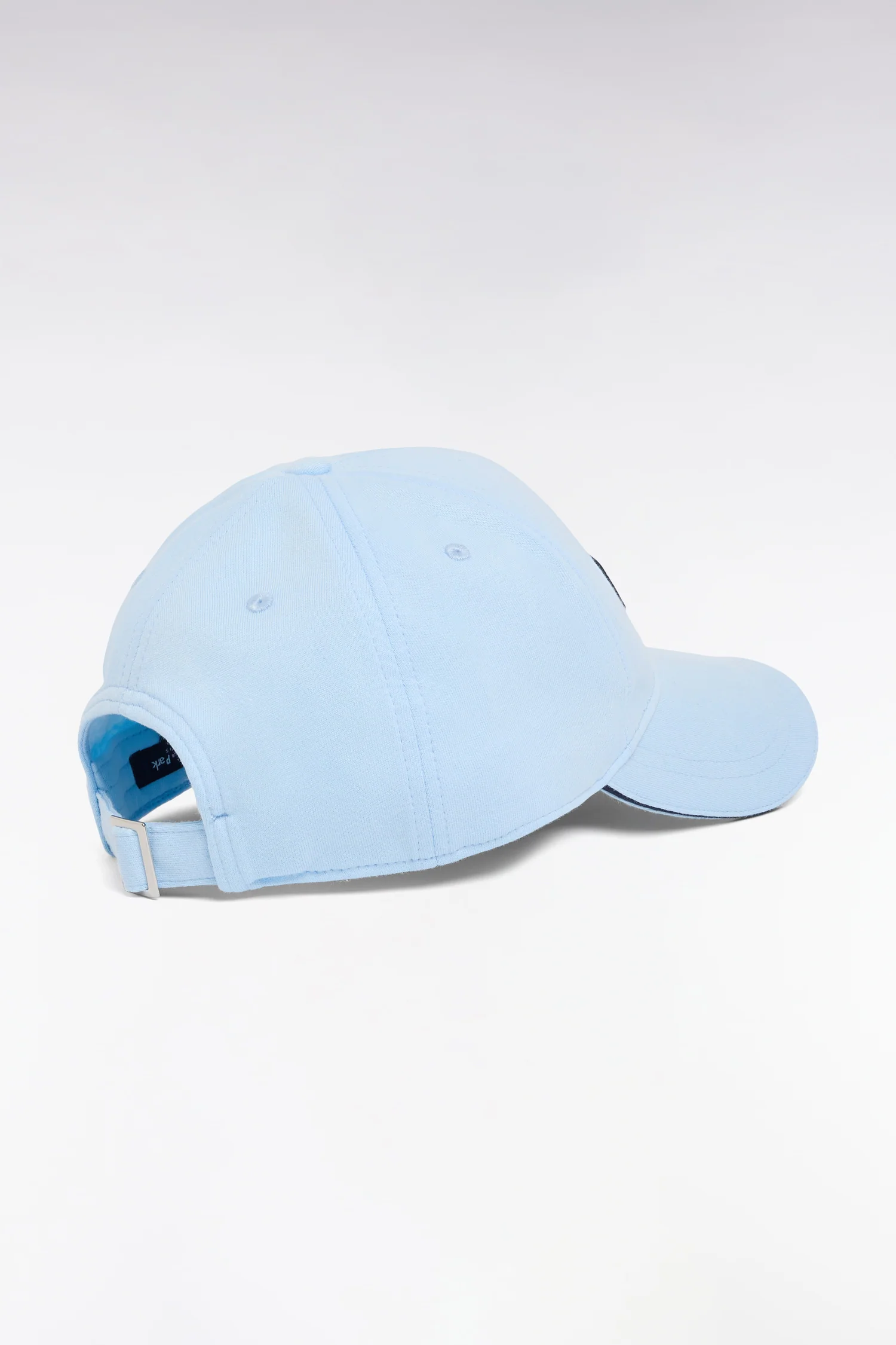 Casquette en coton ciel broderie nœud papillon rose - Image 2