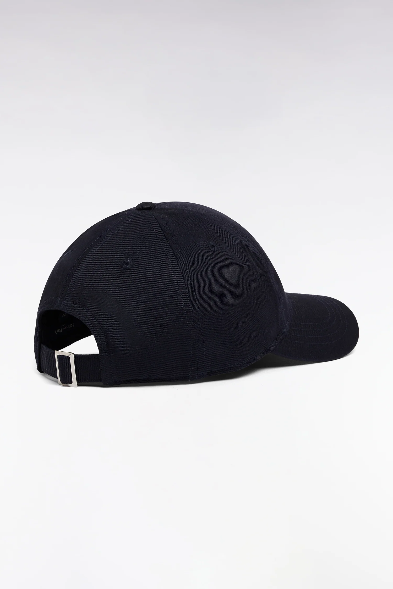 Casquette en twill de coton marine broderie écusson - Image 2