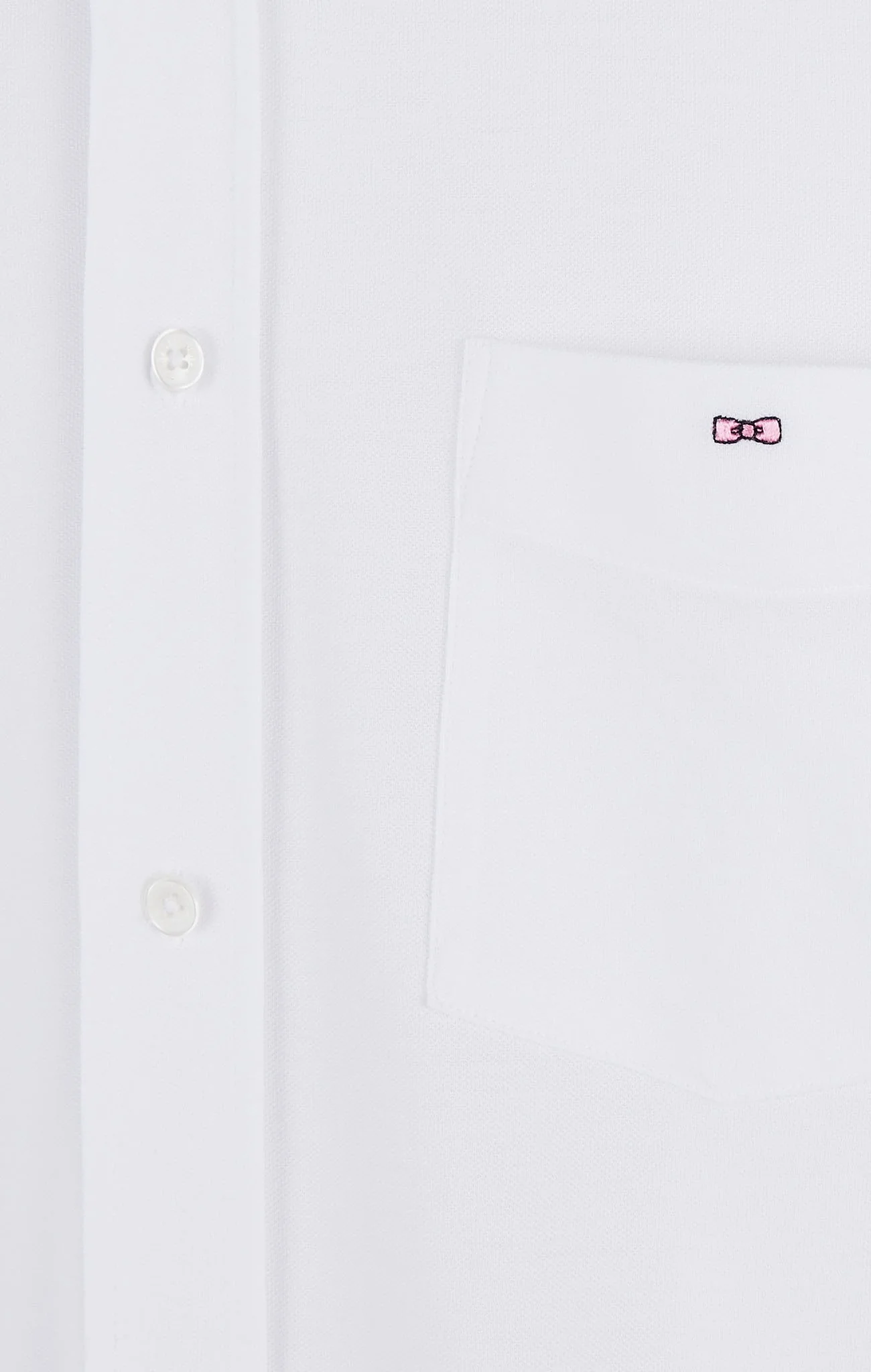 Chemise en coton pinpoint blanc - Image 10