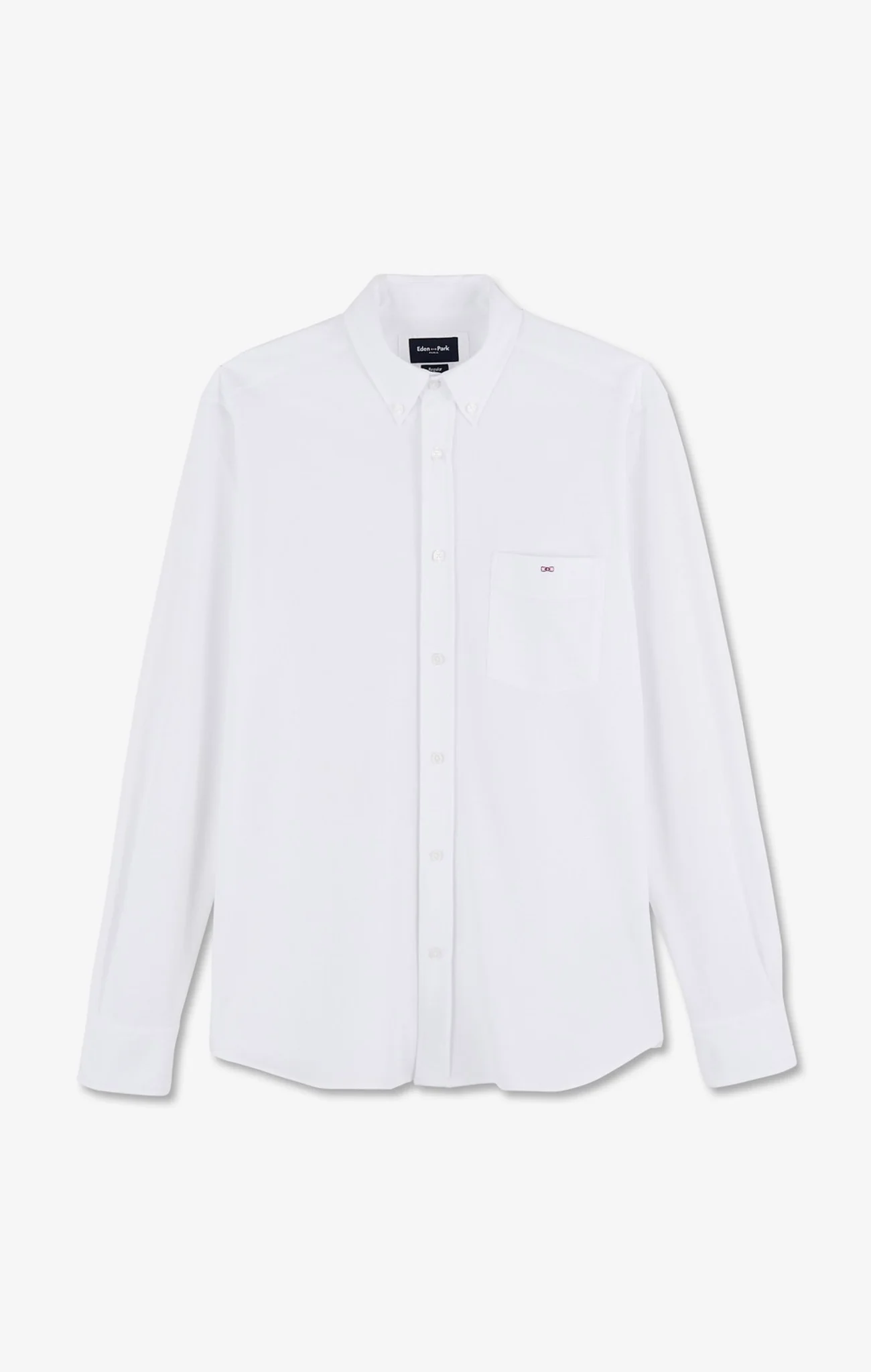 Chemise en coton pinpoint blanc - Image 2