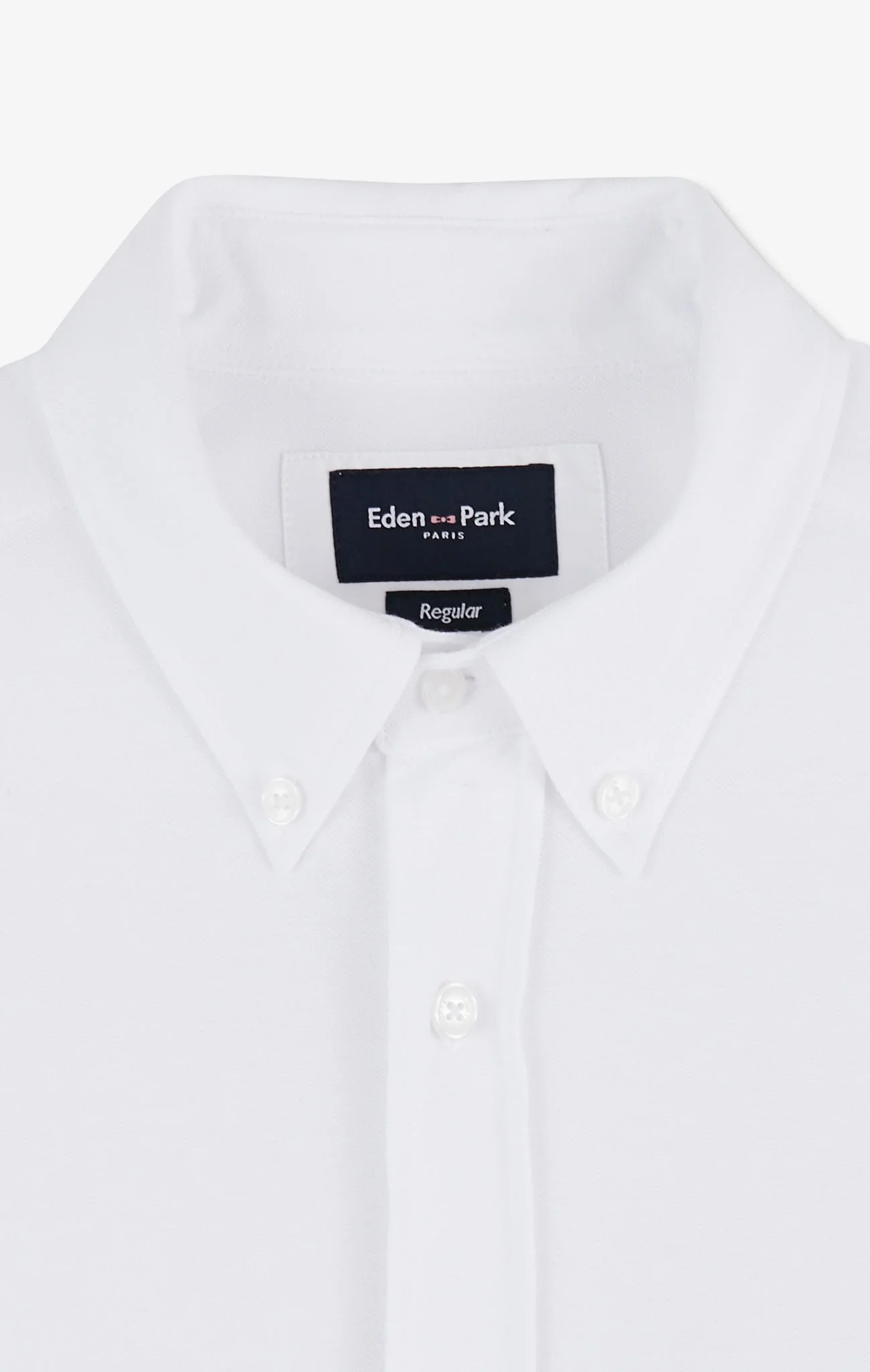 Chemise en coton pinpoint blanc - Image 8