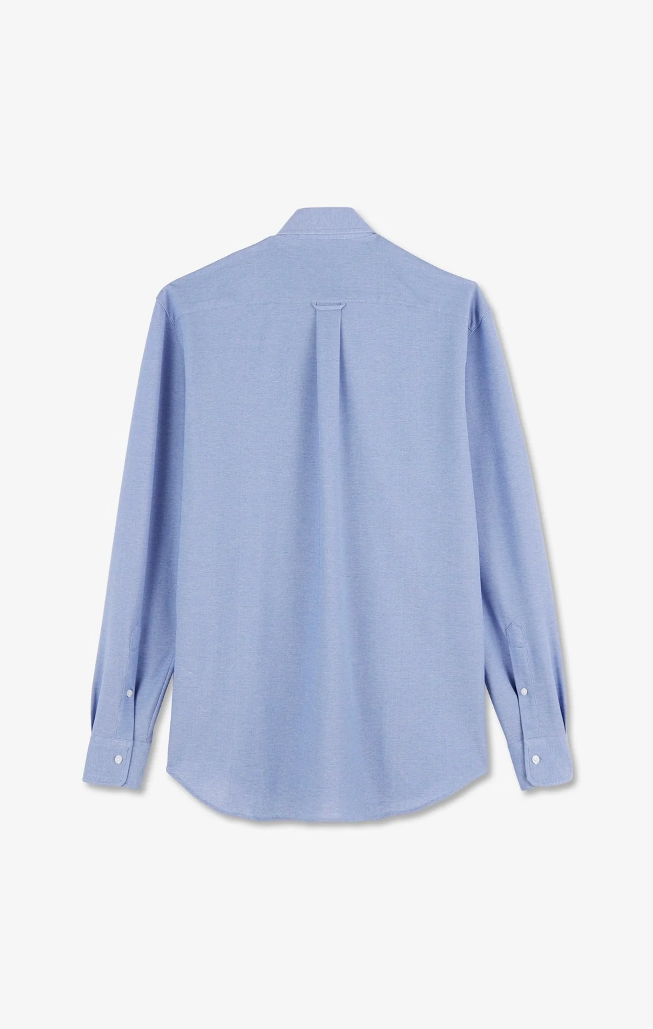Chemise slim en coton pinpoint bleu - Image 4