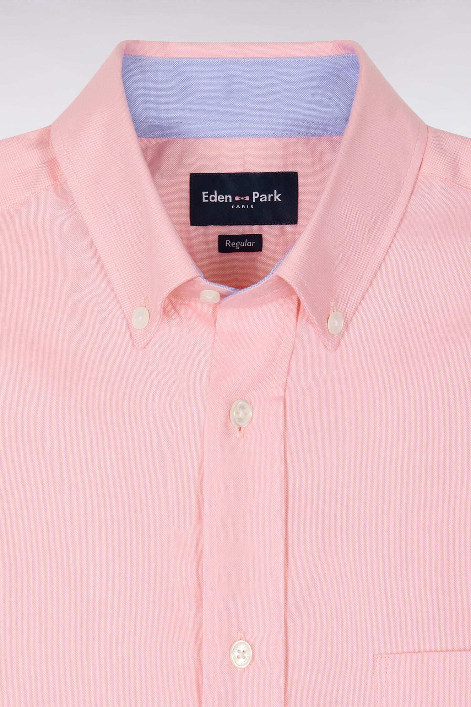Chemisette rose unie en coton - Image 6
