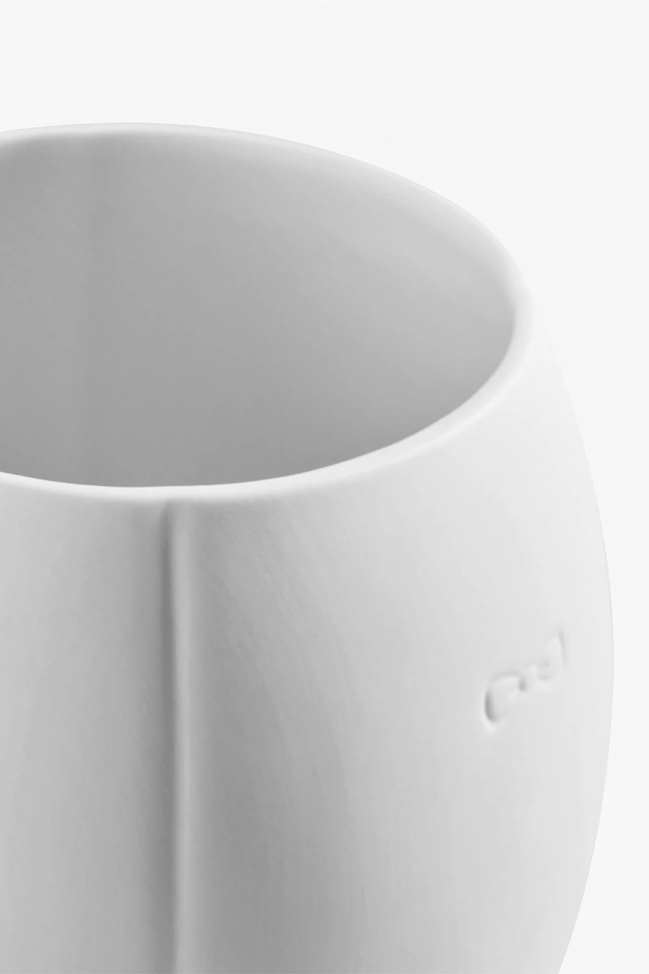 Mug blanc en porcelaine de Limoges - grand modèle - Image 5