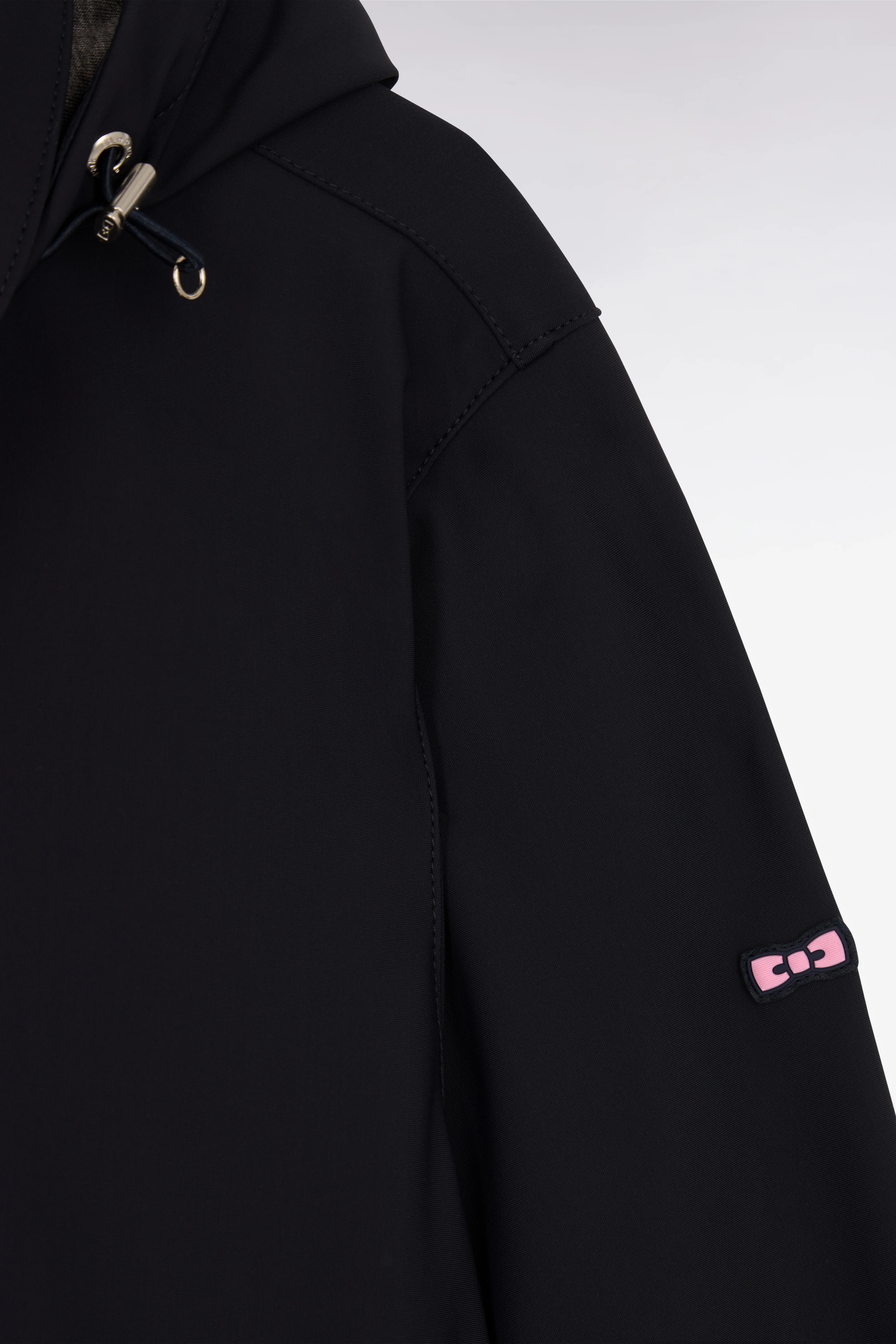 Imperméable en nylon technique double face marine - Image 2