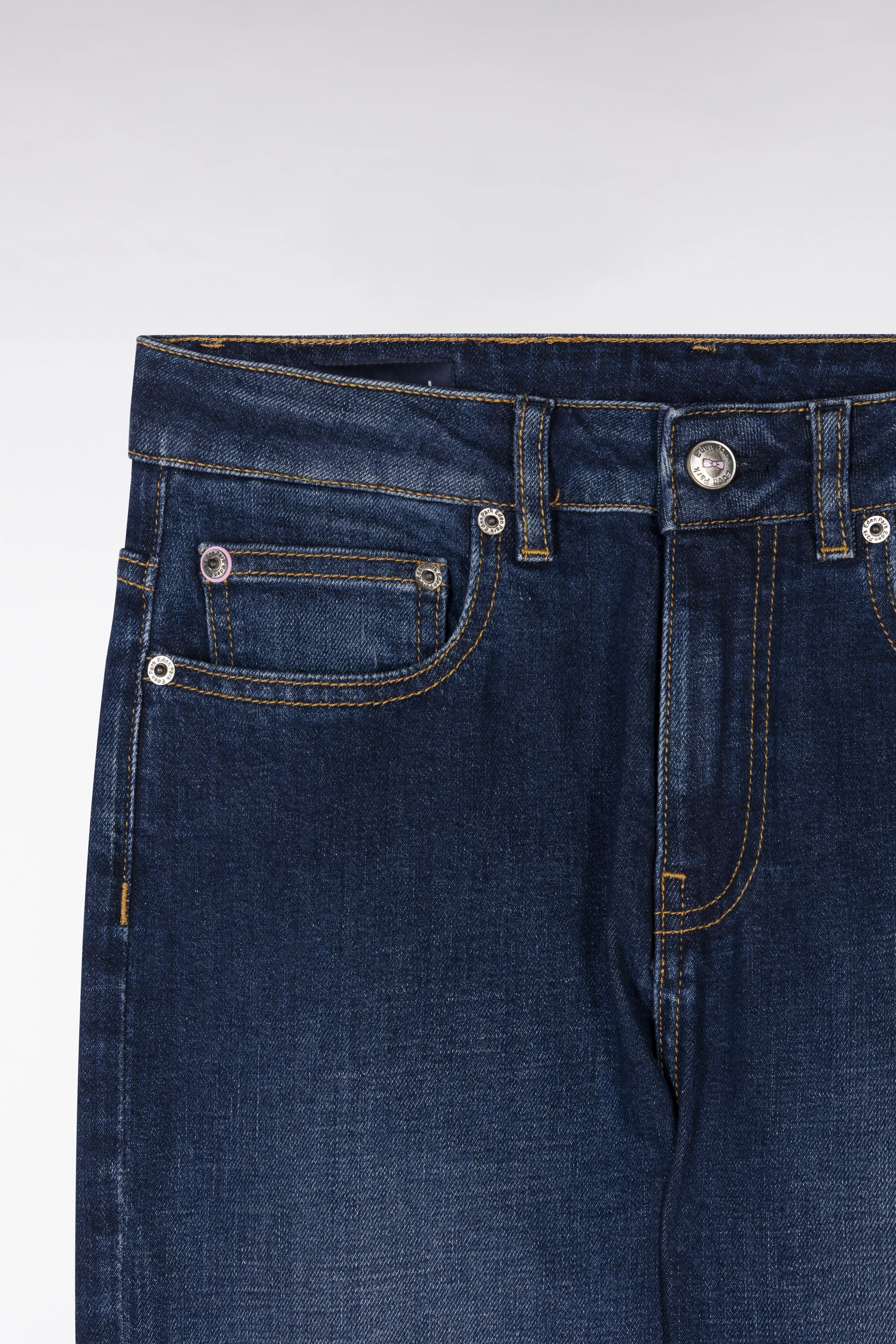 Jean 5 poches en denim stretch bleu coupe slim - Image 6