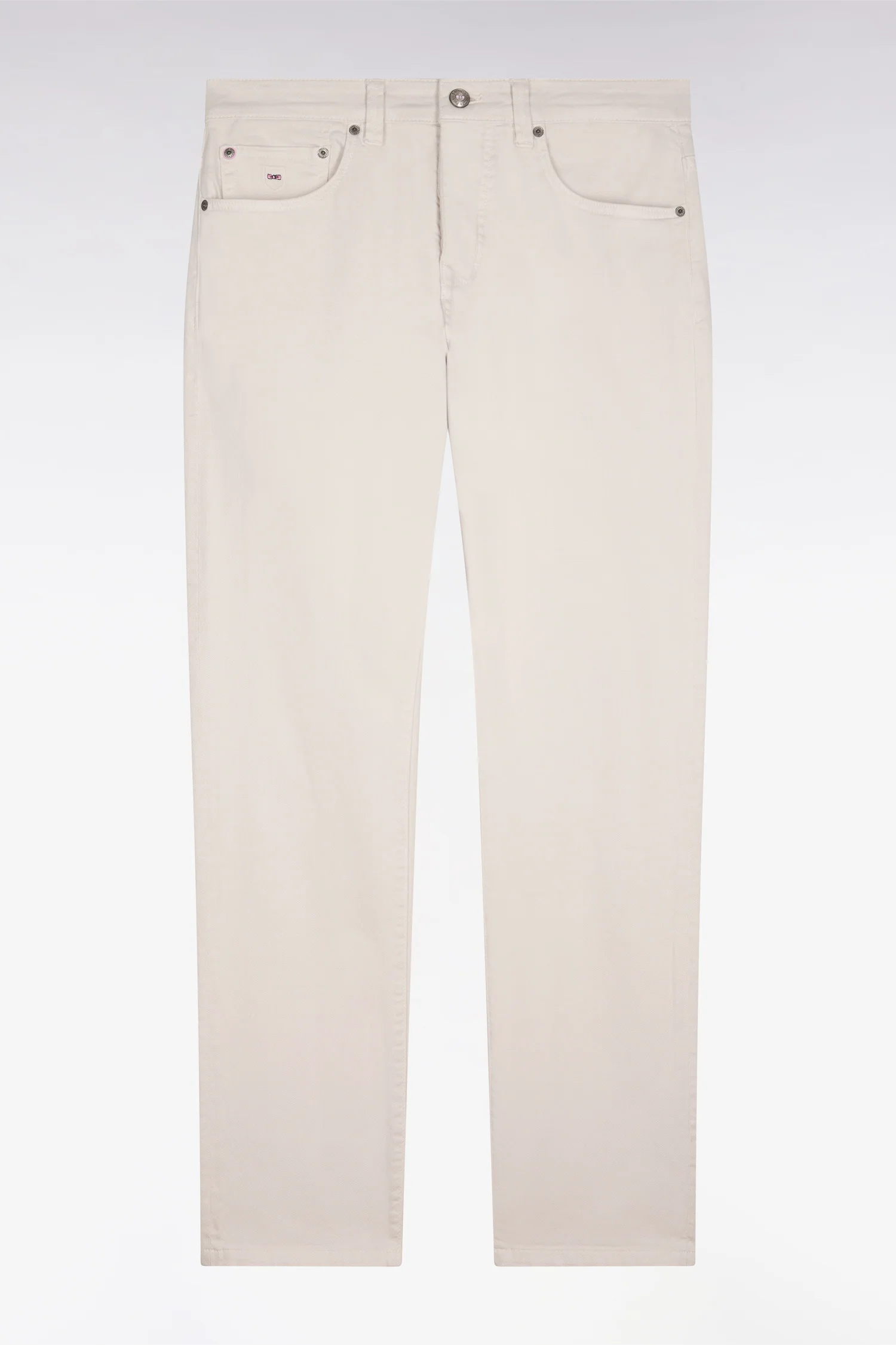Jean en denim stretch écru coupe regular - Image 2