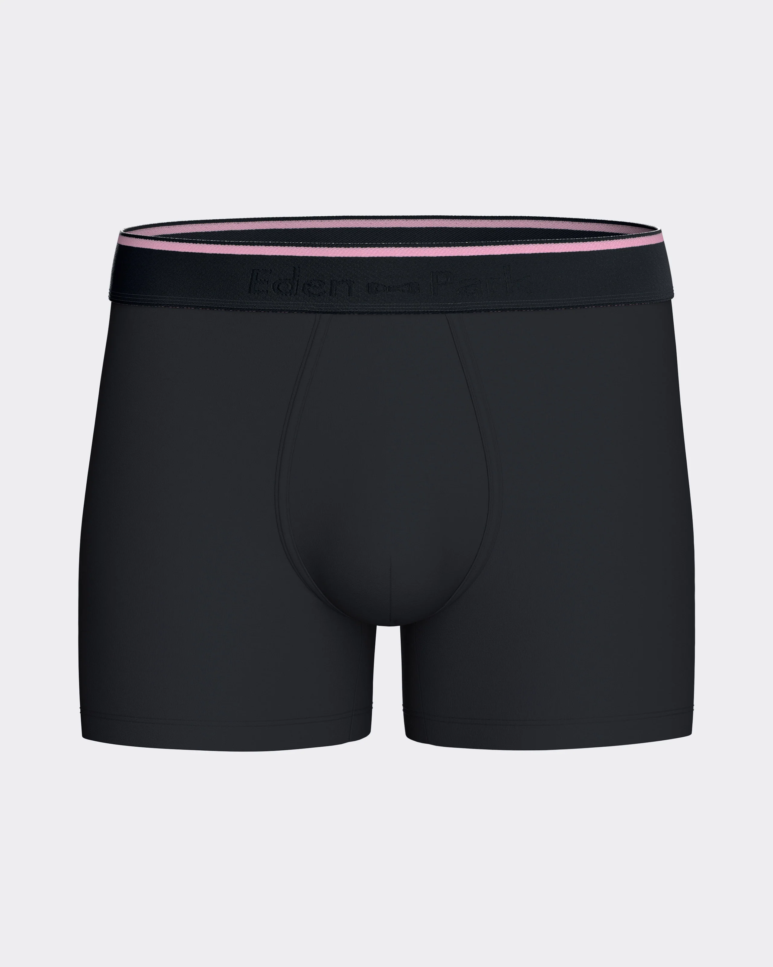 Lot de deux boxers en jersey de coton stretch marine uni et ciel micromotifs 10 - Image 3