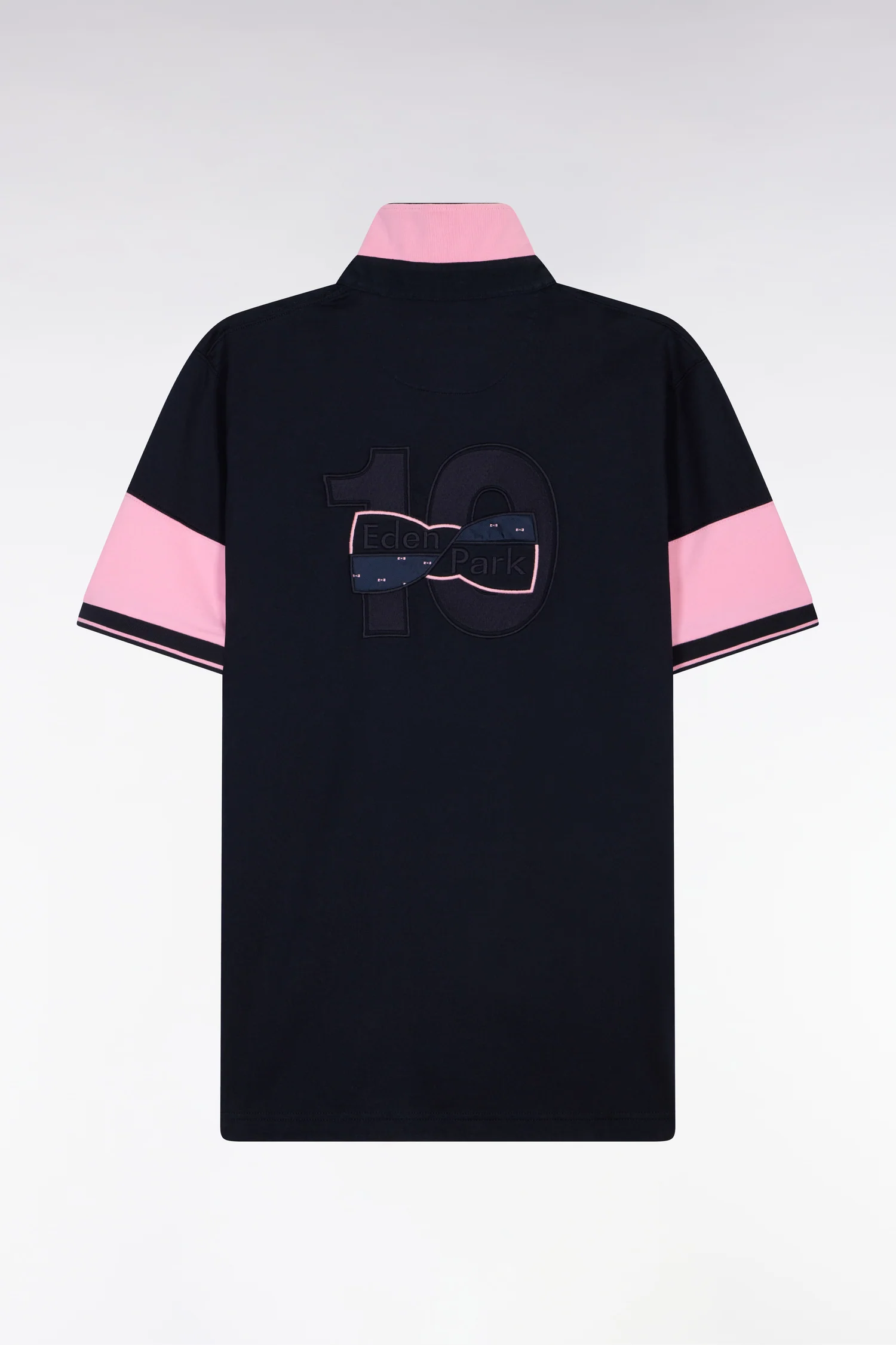 Maillot Ă manches courtes en coton marine coupe regular - Image 2