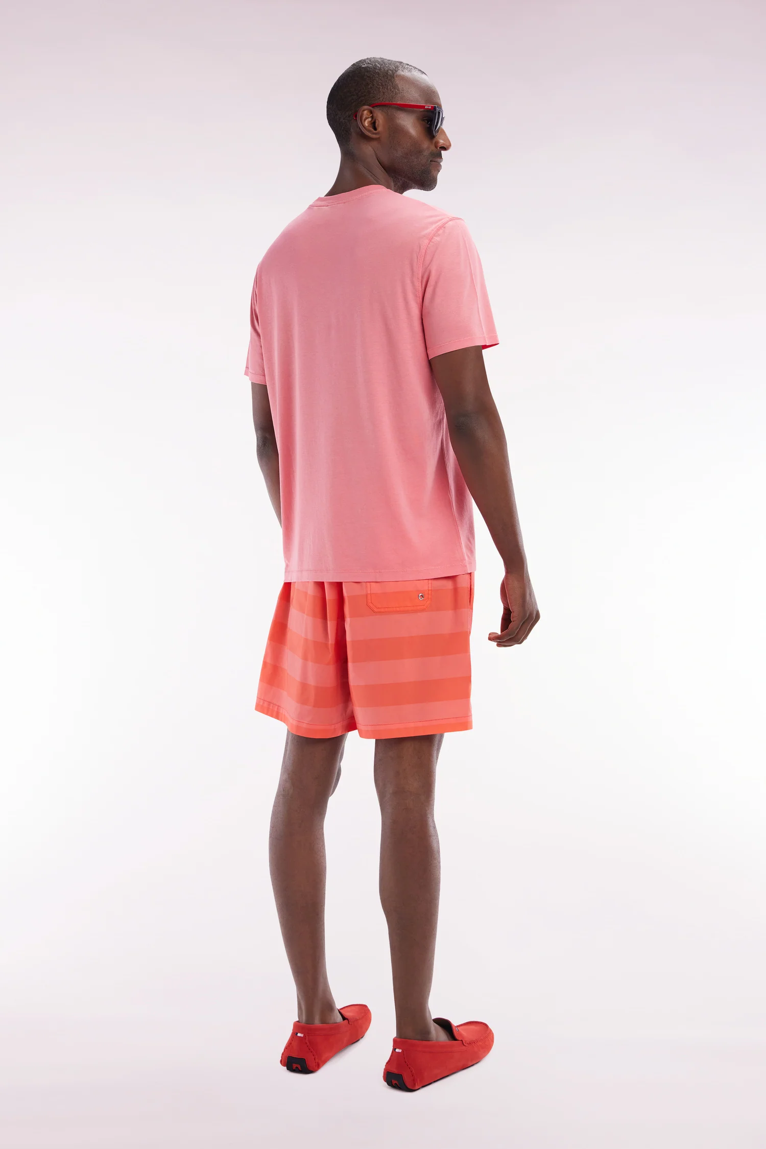 Maillot de bain cerclé corail - Image 4