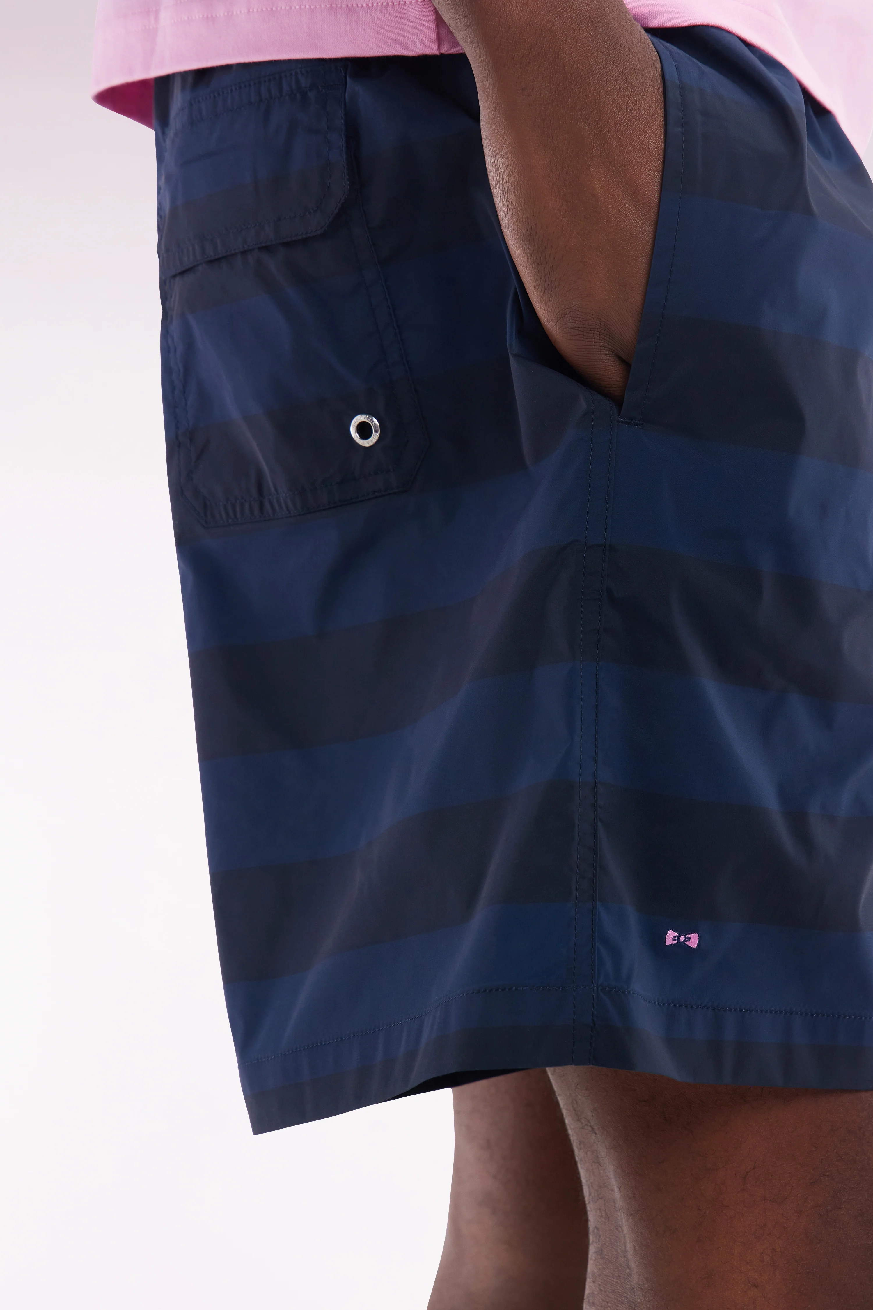 Maillot de bain cerclé marine - Image 5