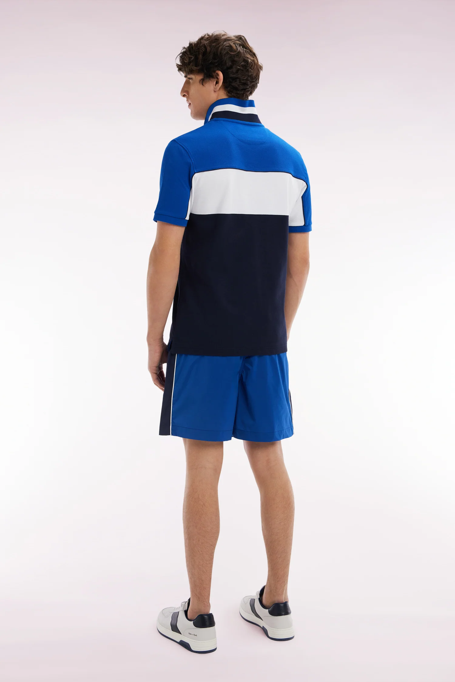 Maillot de bain tricolore marine - Image 4