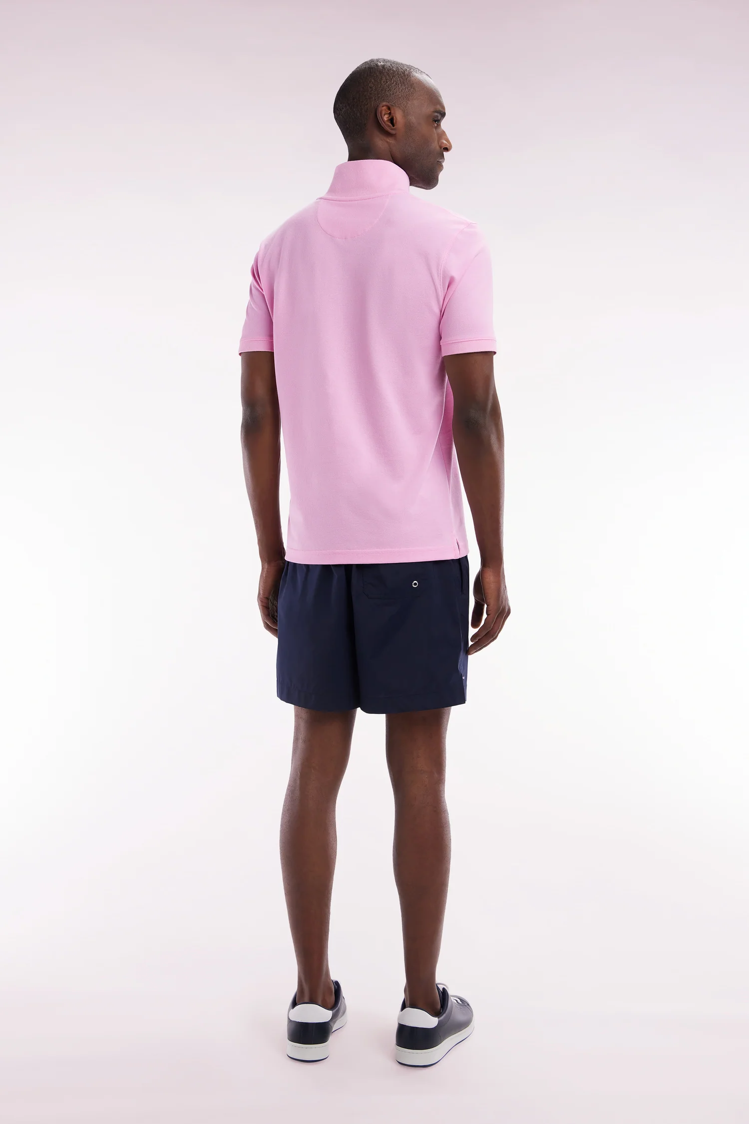 Maillot de bain uni marine - Image 4