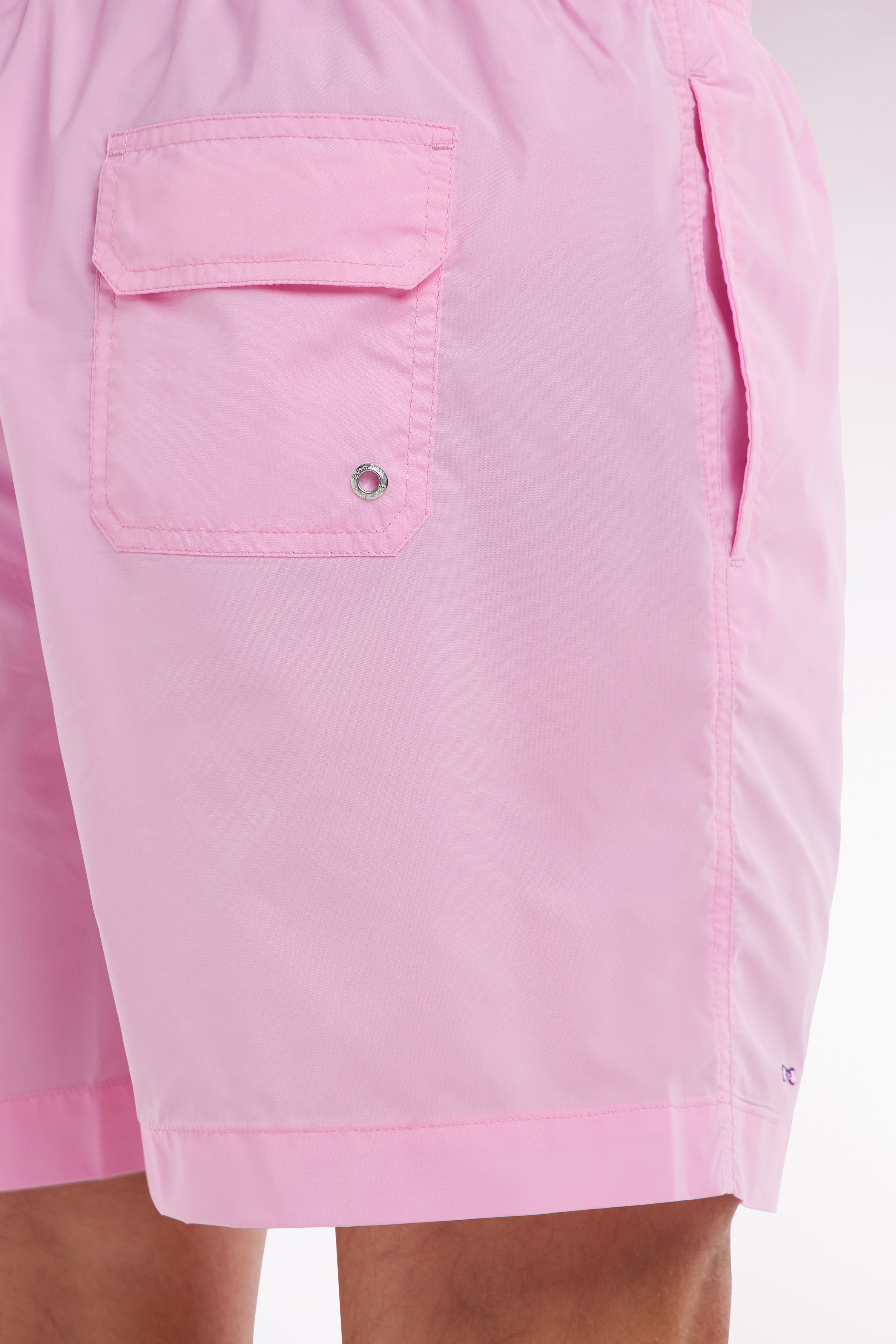 Maillot de bain uni rose clair - Image 5