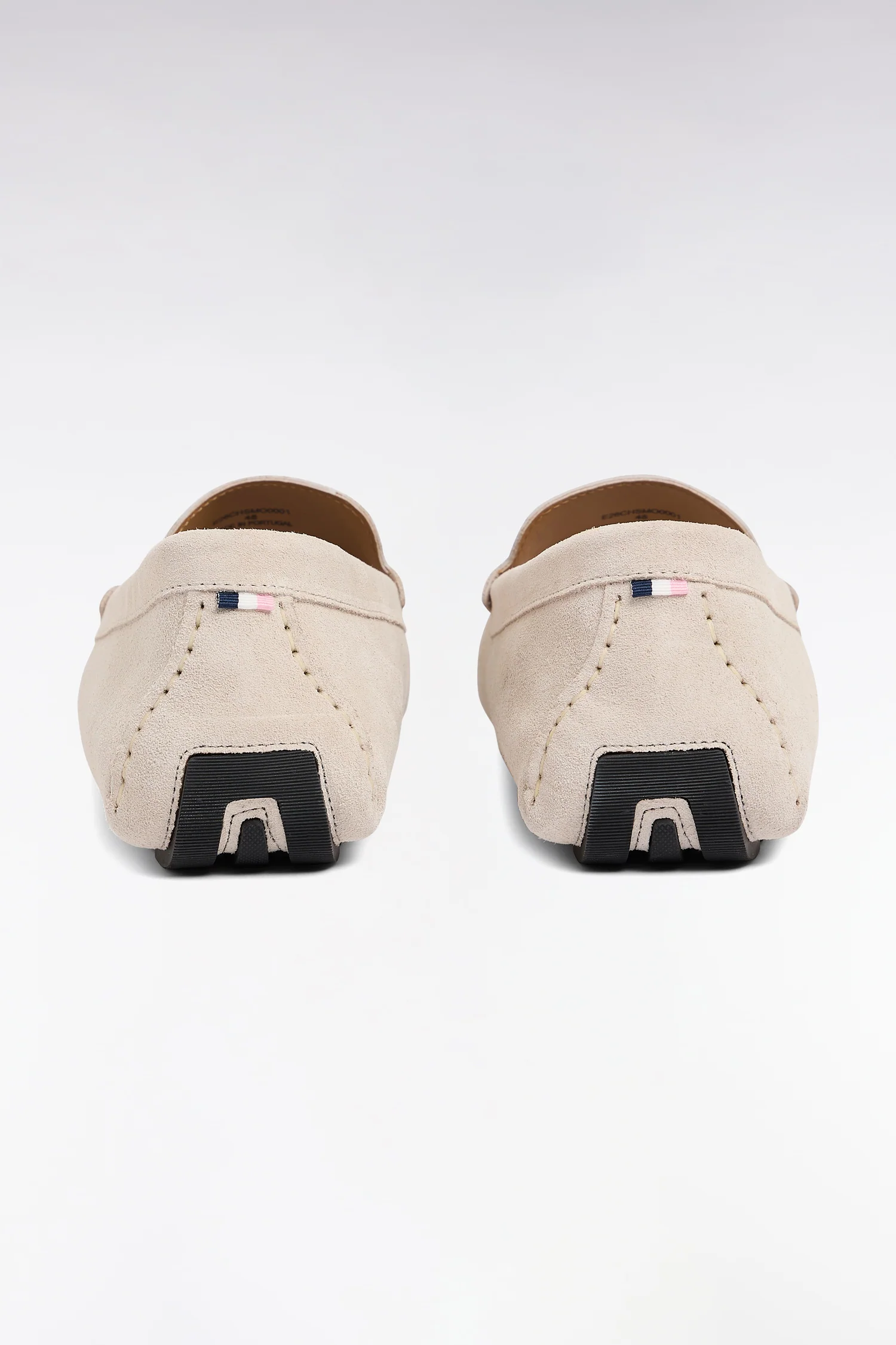Mocassins en cuir suédé écru - Image 3