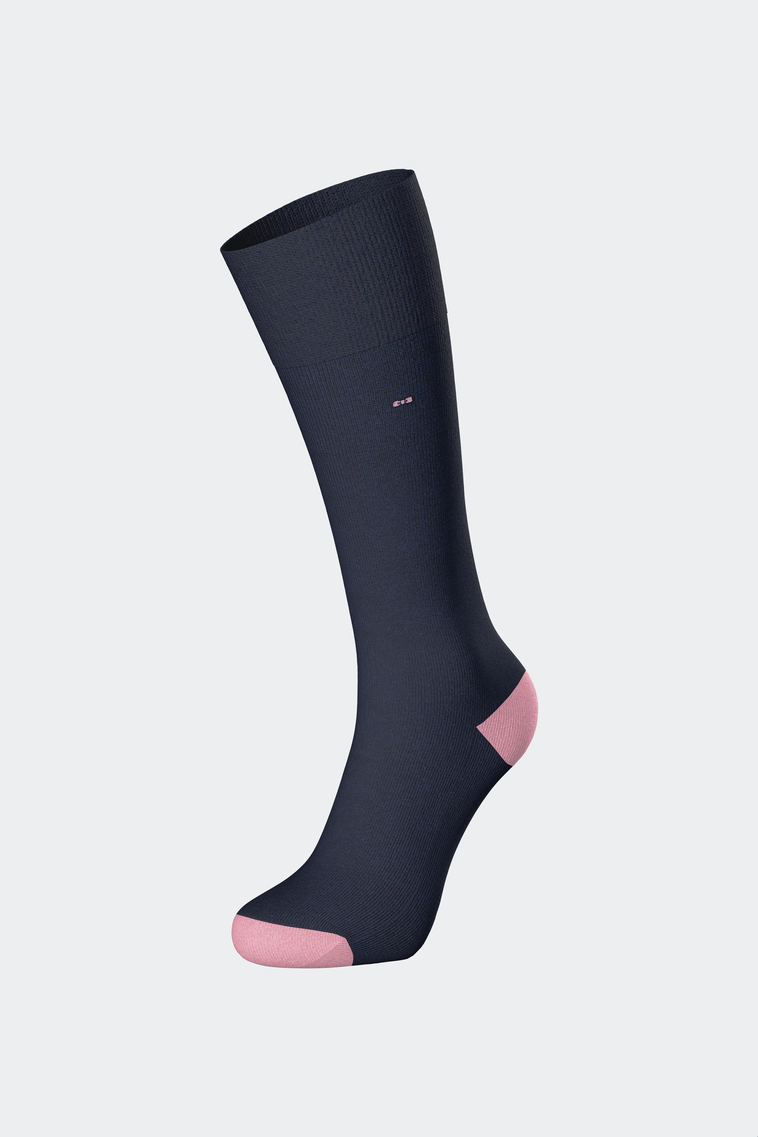 Paire de chaussettes en coton mélangé marine