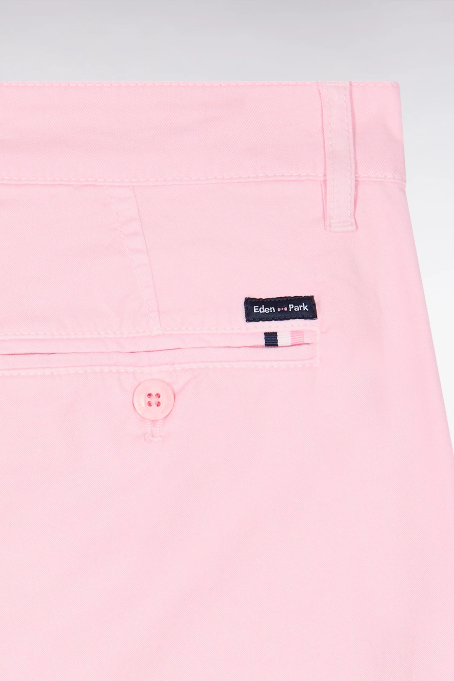 Pantalon chino regular en coton stretch rose - Image 6