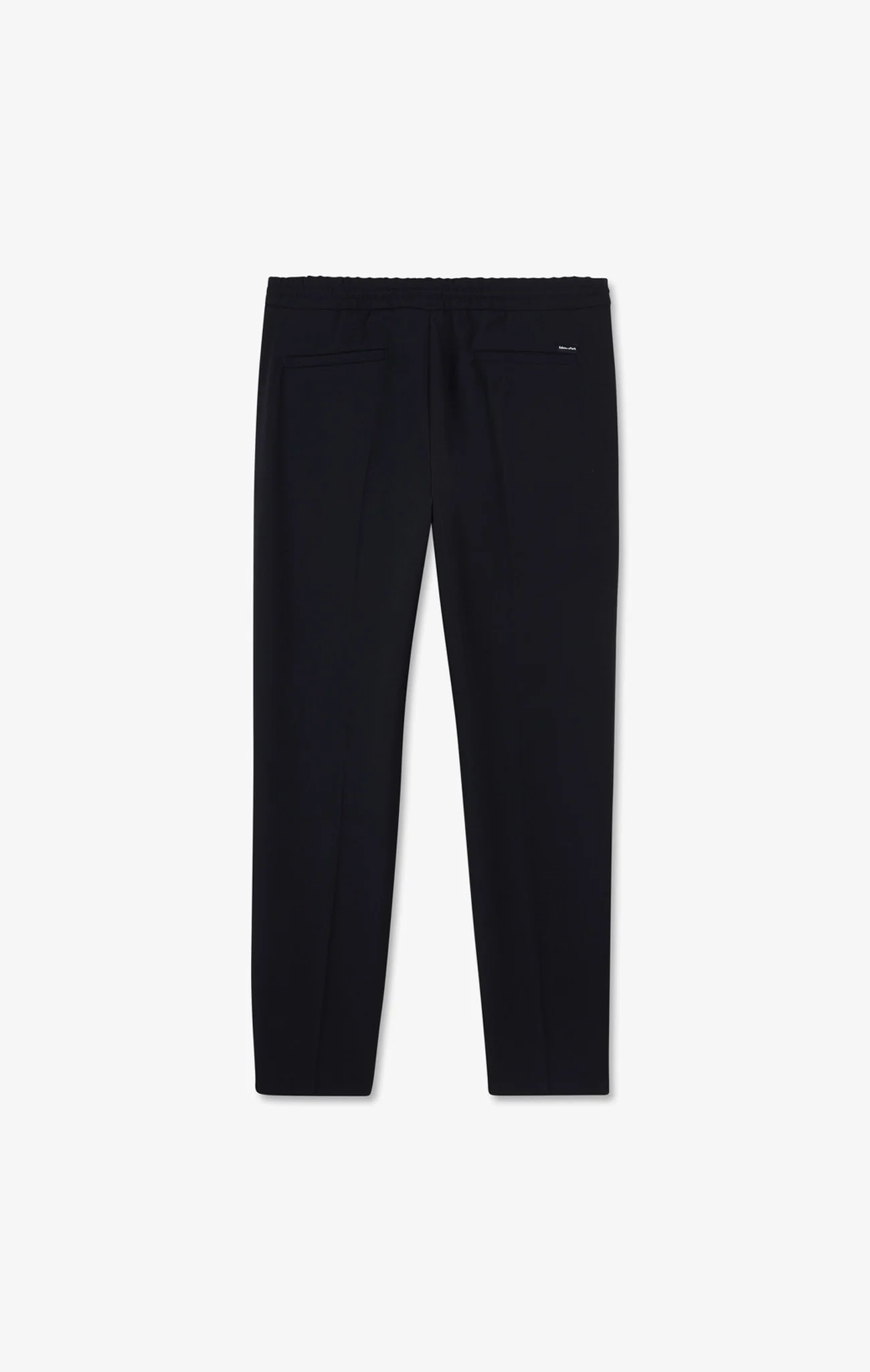 Pantalon taille élastiquée bleu marine - Image 5