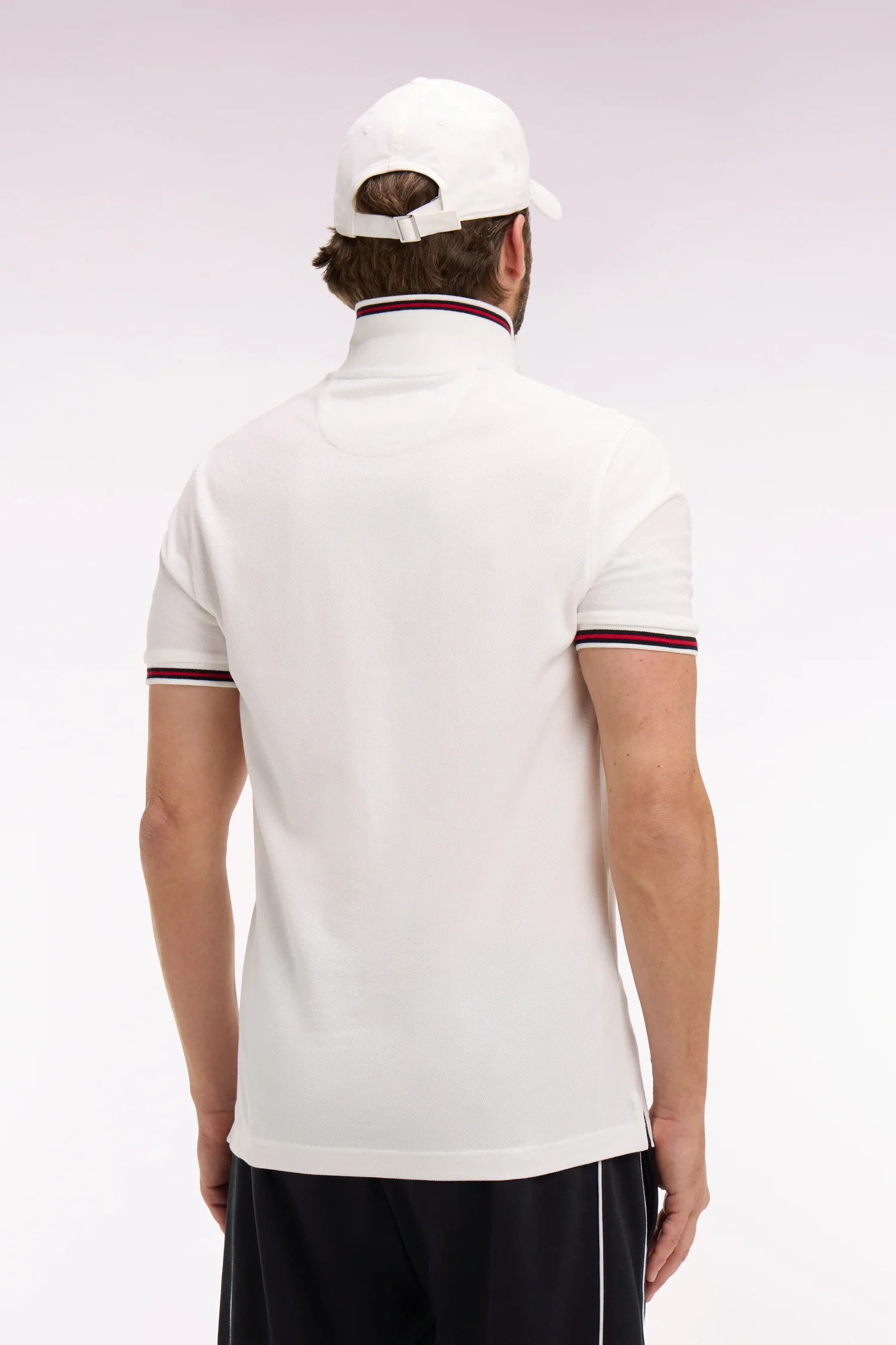 Polo Ă manches courtes en coton blanc - Image 5