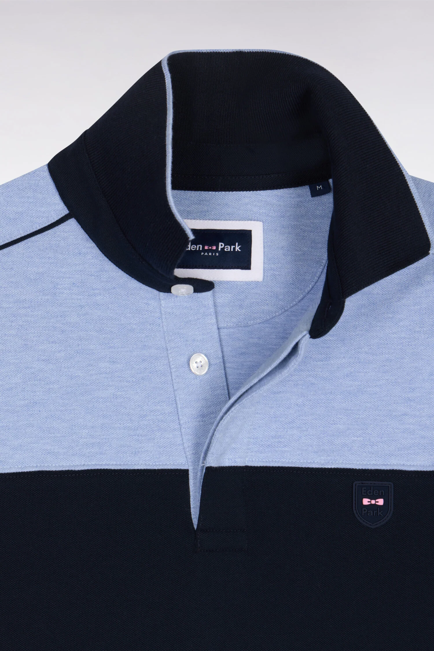 Polo Ă manches courtes en coton stretch ciel coupe slim - Image 6