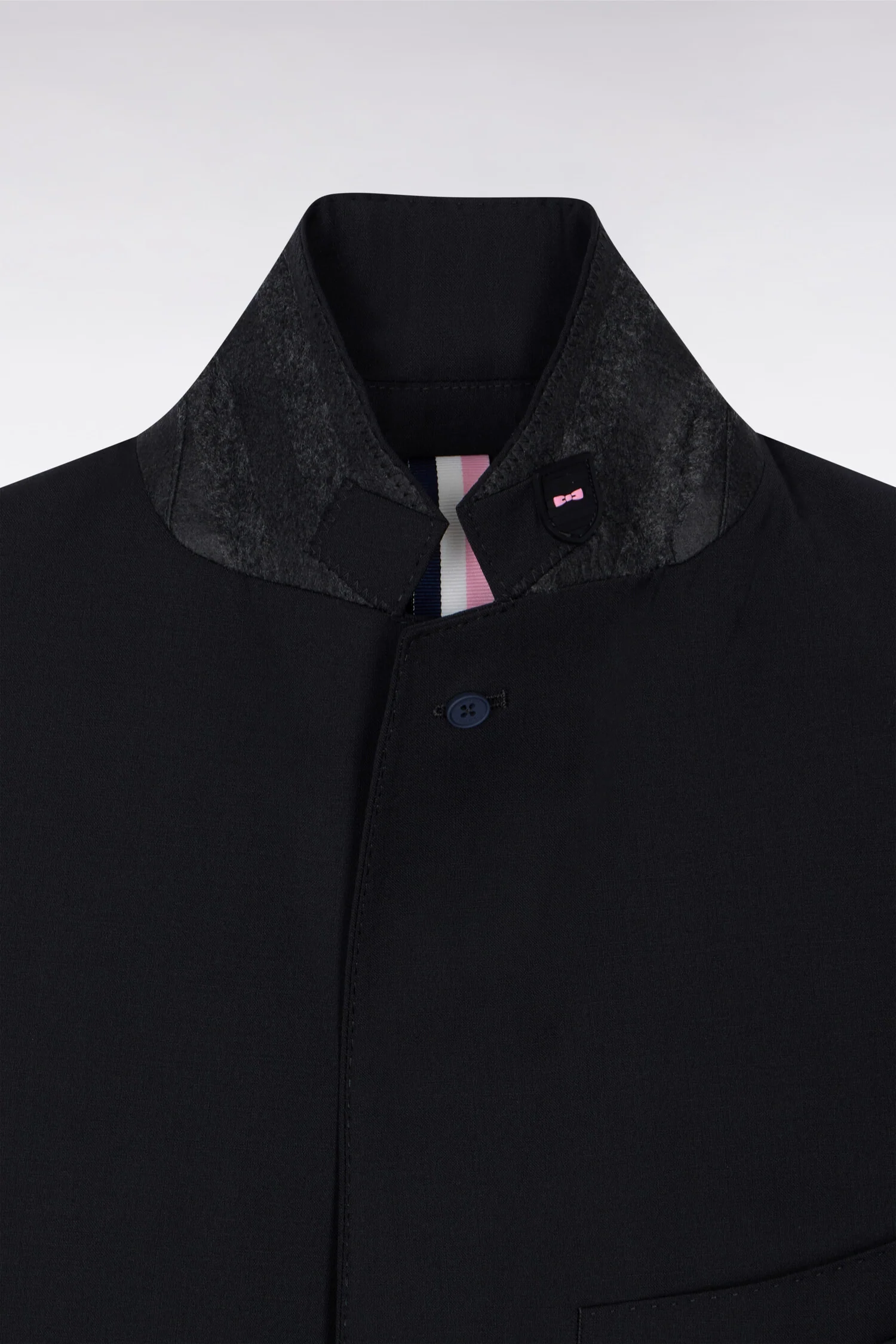 Blazer noir détails noeud en relief - Image 4