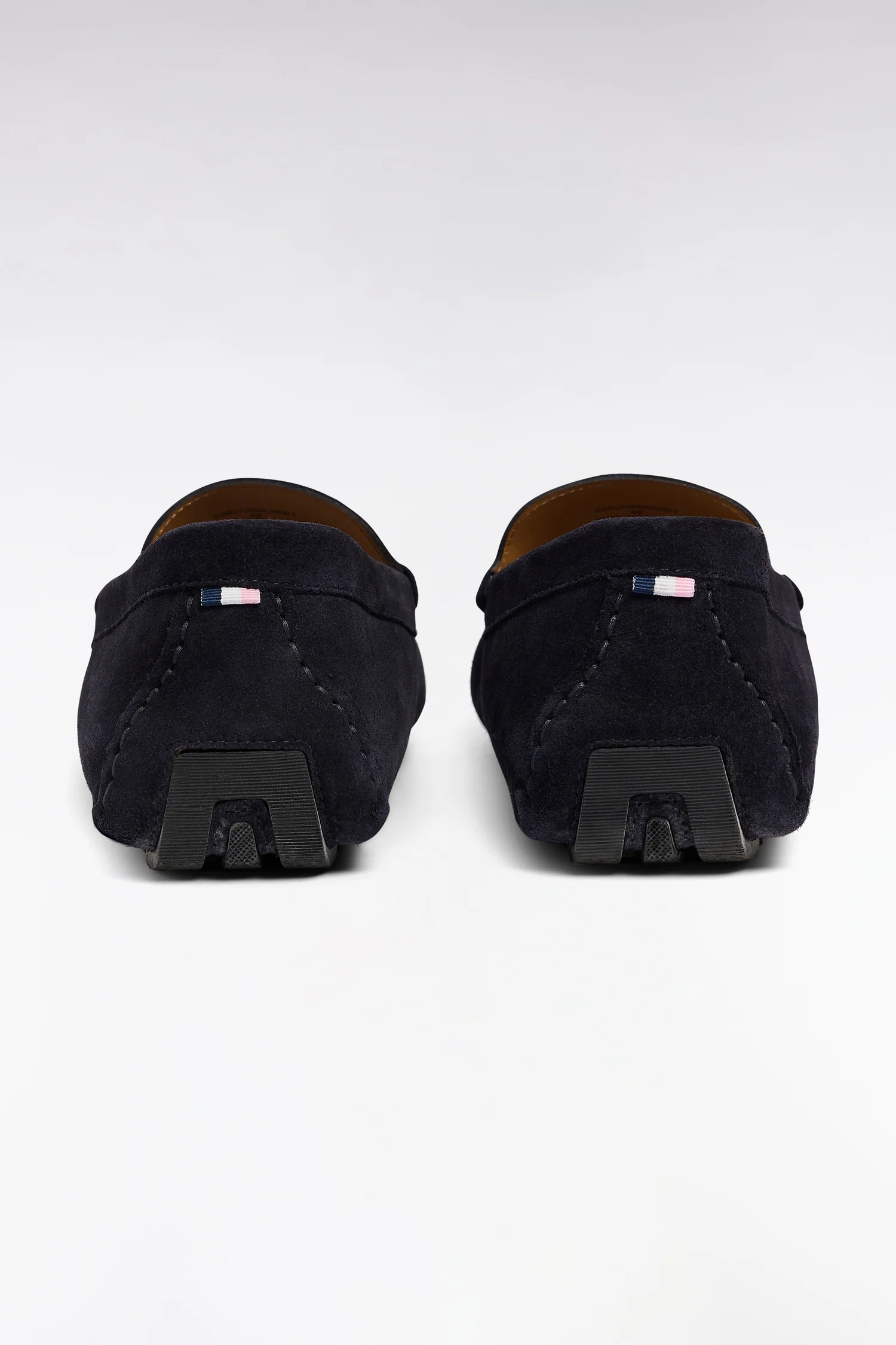 Mocassins en cuir suédé bleu marine - Image 3