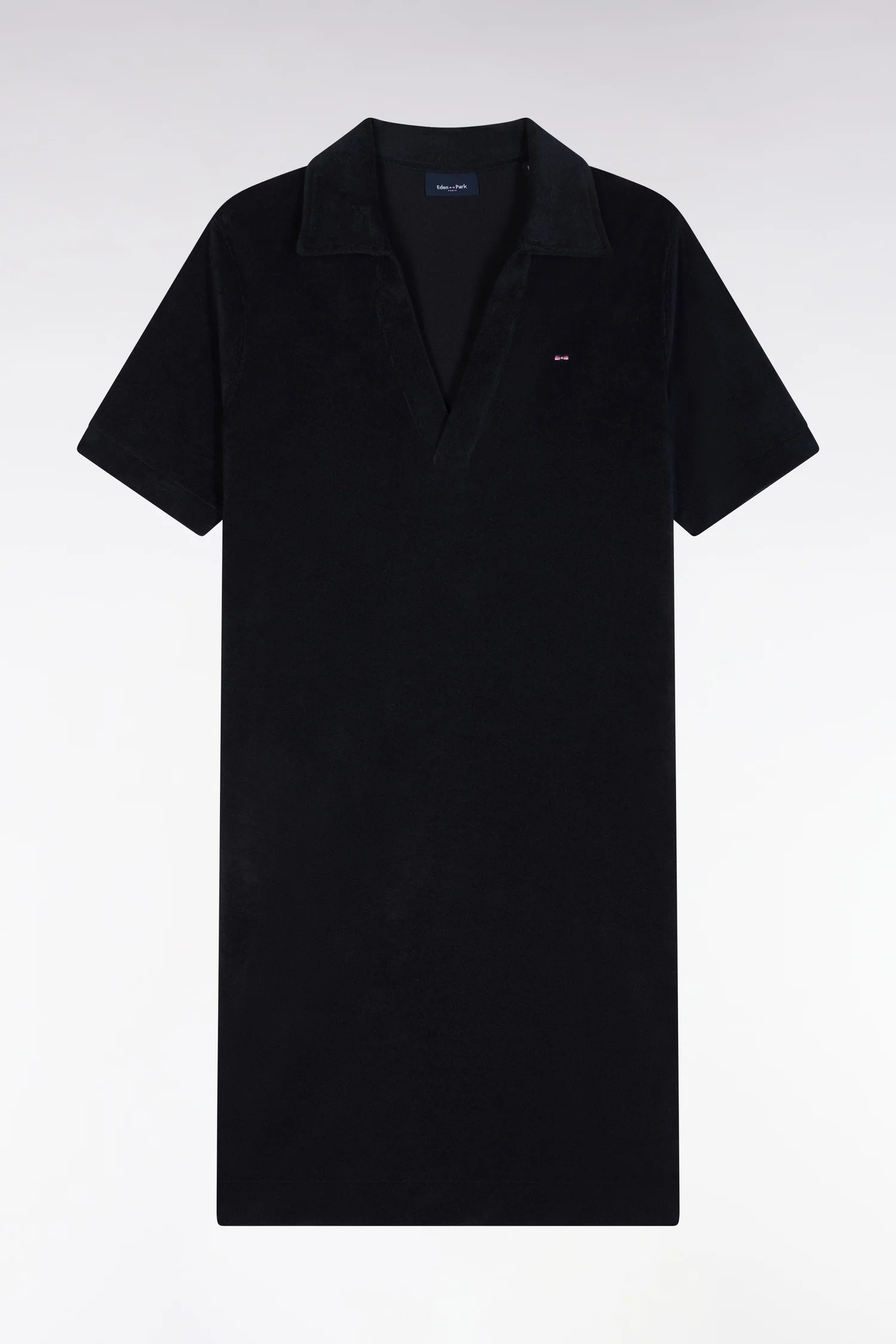 Robe maillot bleu marine coupe décontractée - Image 2