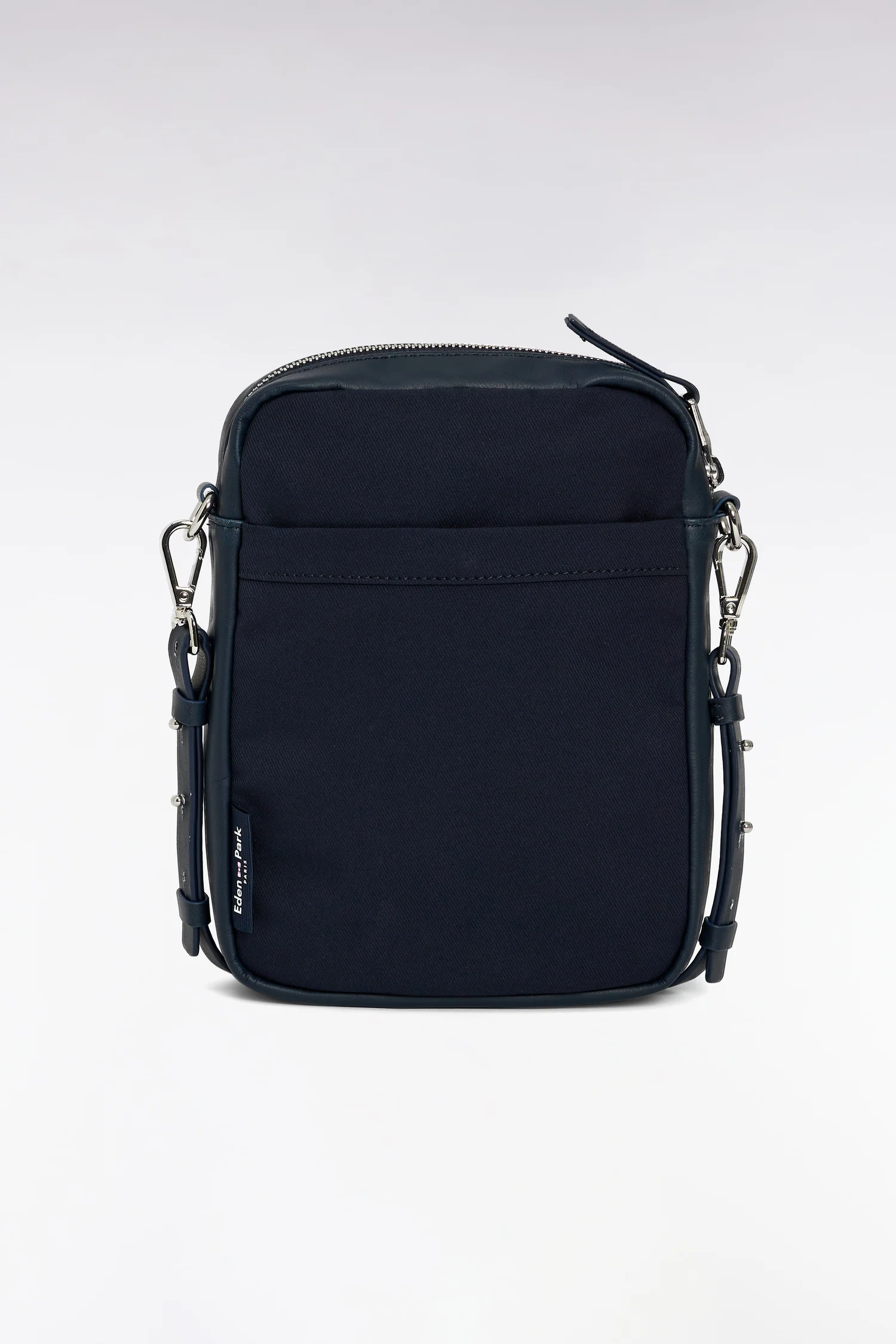 Sac besace en toile bleu marine - Image 2