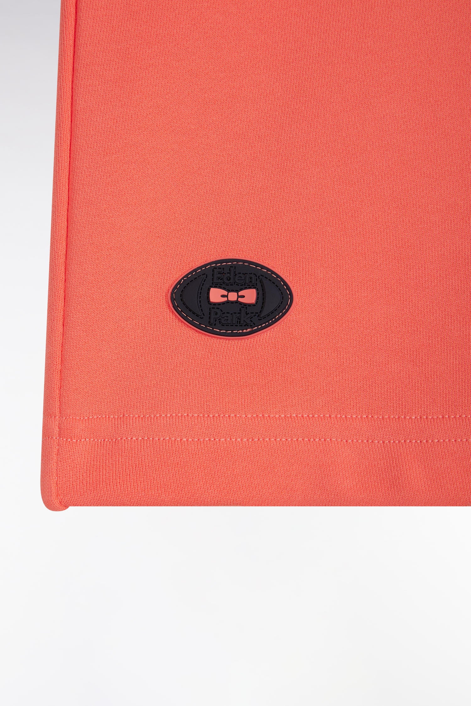 Short en molleton coton corail coupe décontractée - Image 6