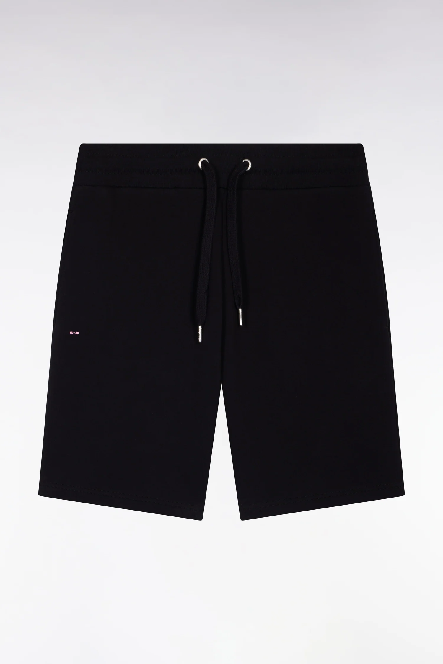 Short en molleton coton noir - Image 2