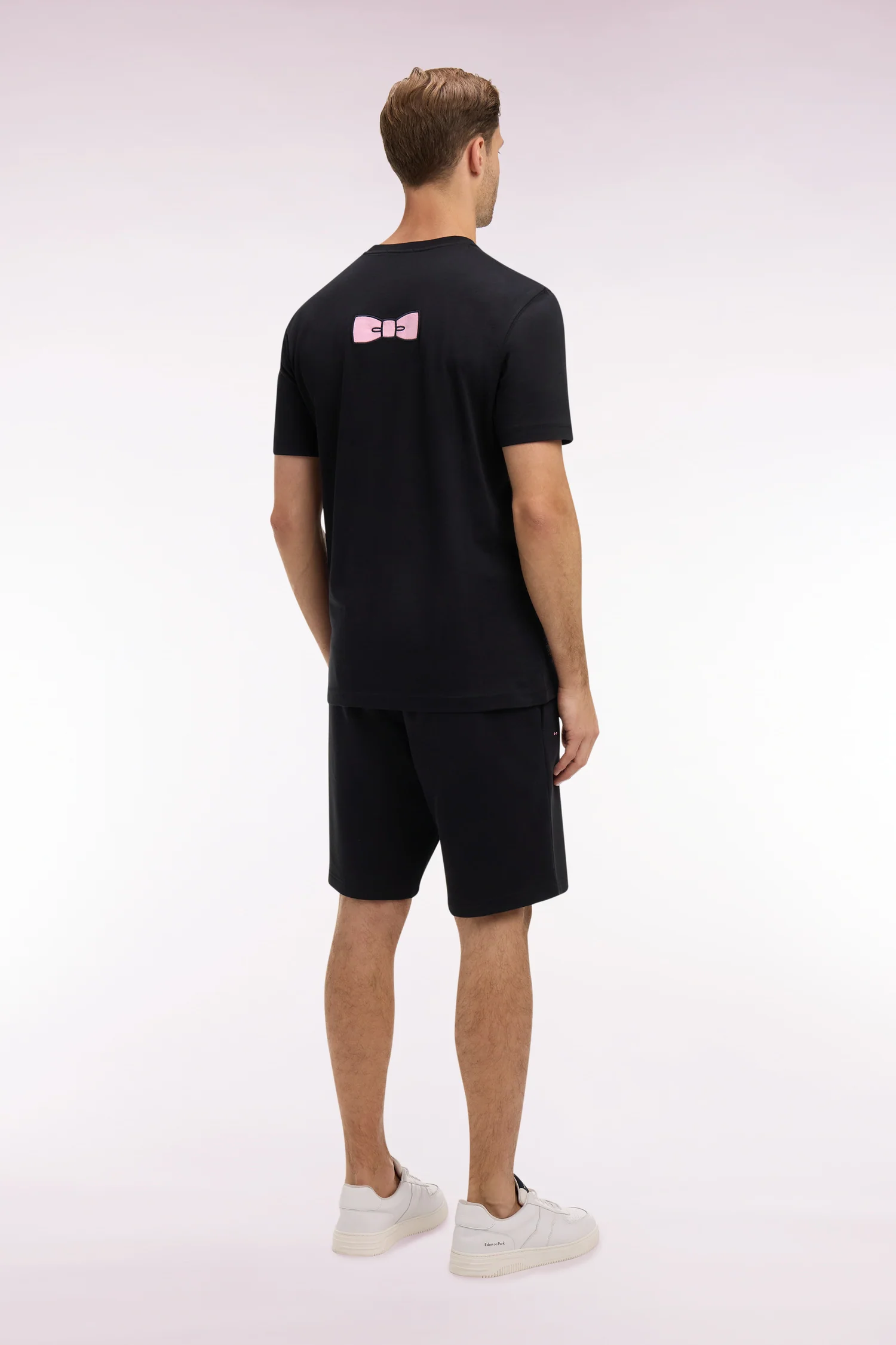 Short en molleton coton noir - Image 5