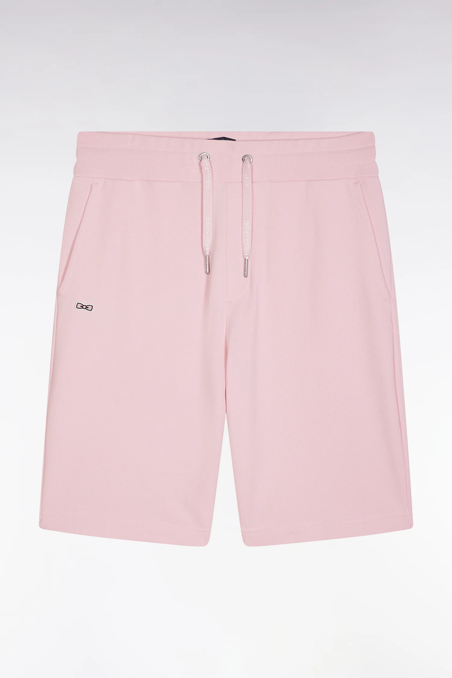 Short en molleton coton rose coupe décontractée - Image 2