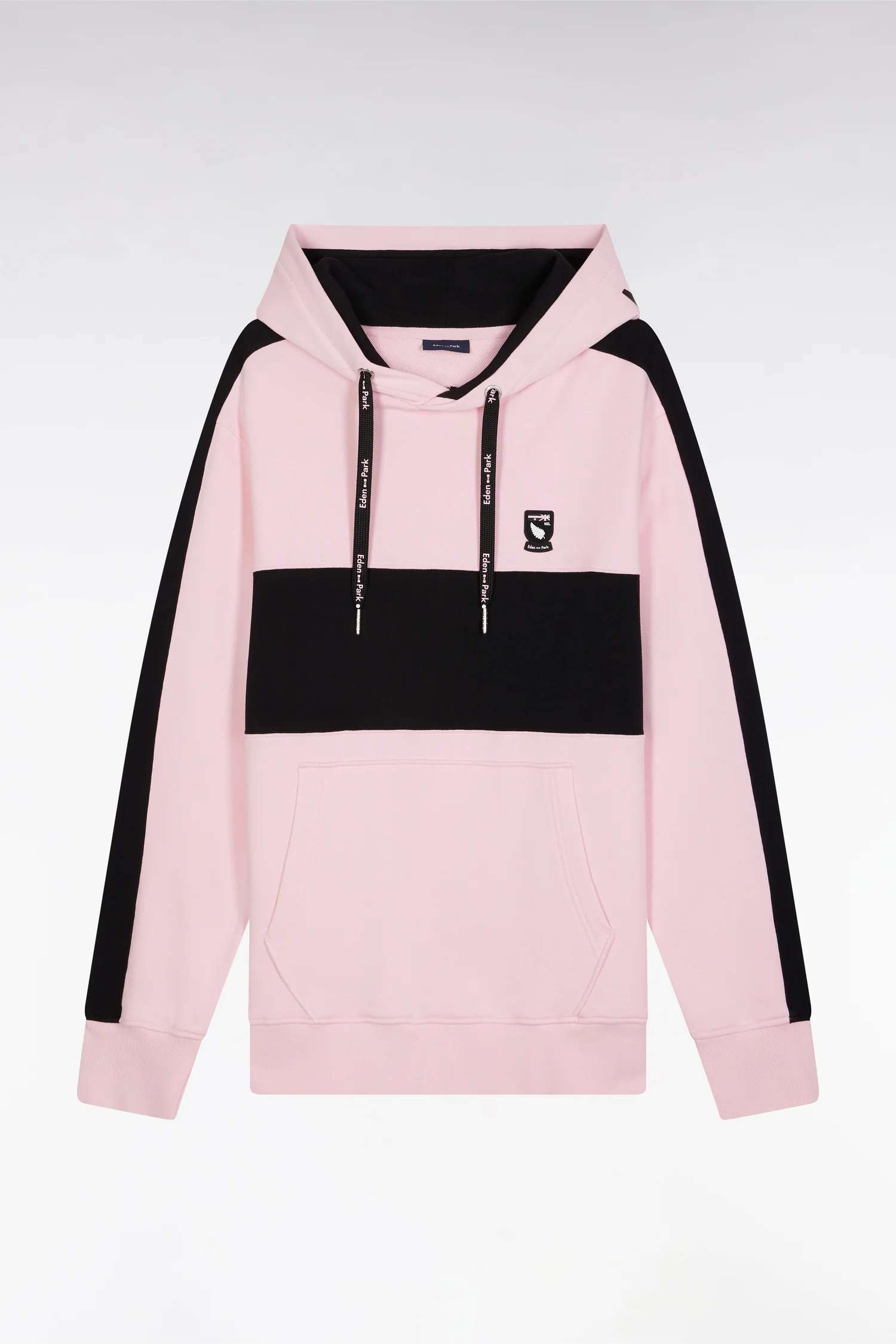 Sweatshirt à capuche New Zealand en coton rose coupe décontractée - Image 2