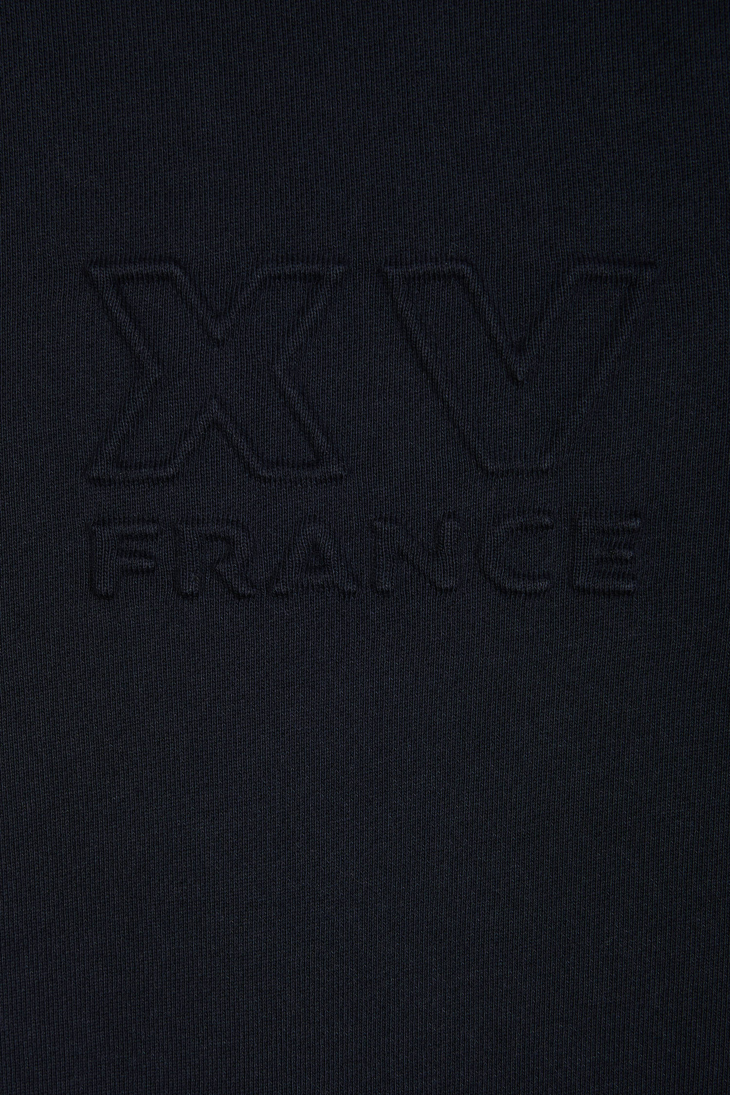 Sweatshirt Ă col maillot en coton marine XV de France coupe droite - Image 6