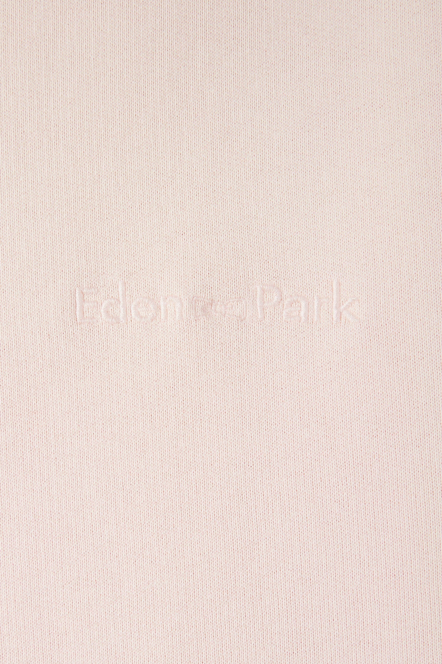 Sweatshirt surteint à col rond en molleton coton rose pâle coupe décontractée - Image 6
