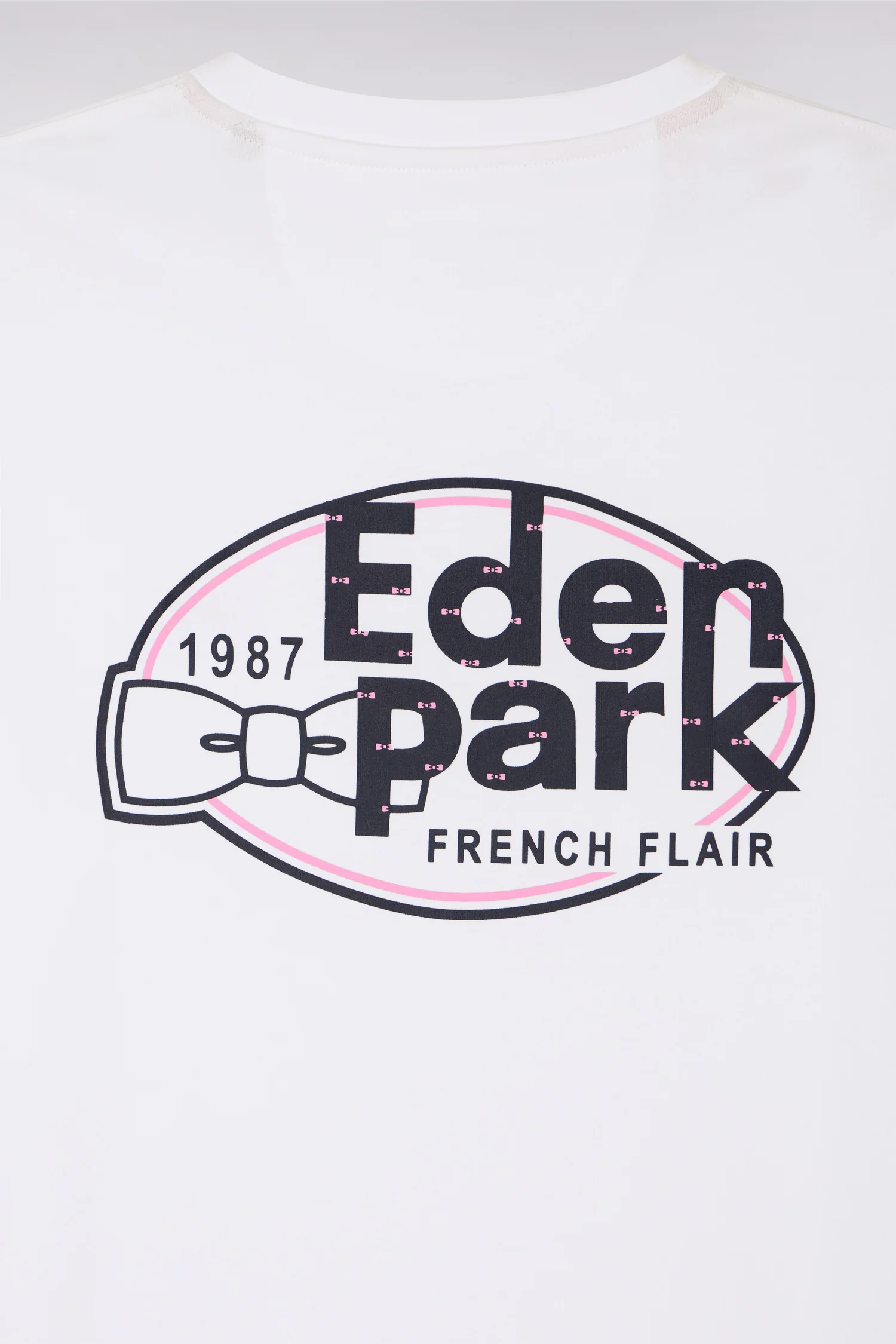 T-shirt à manches courtes blanc sérigraphié coupe regular - Image 6