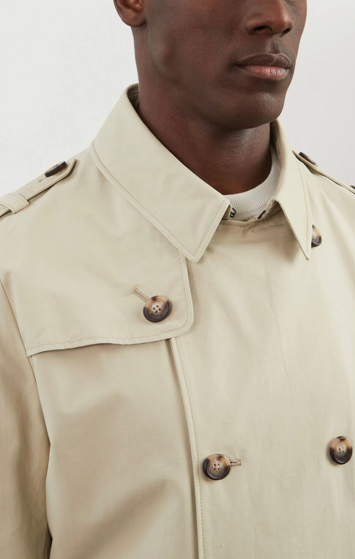 Trench coat déperlant beige - Image 6